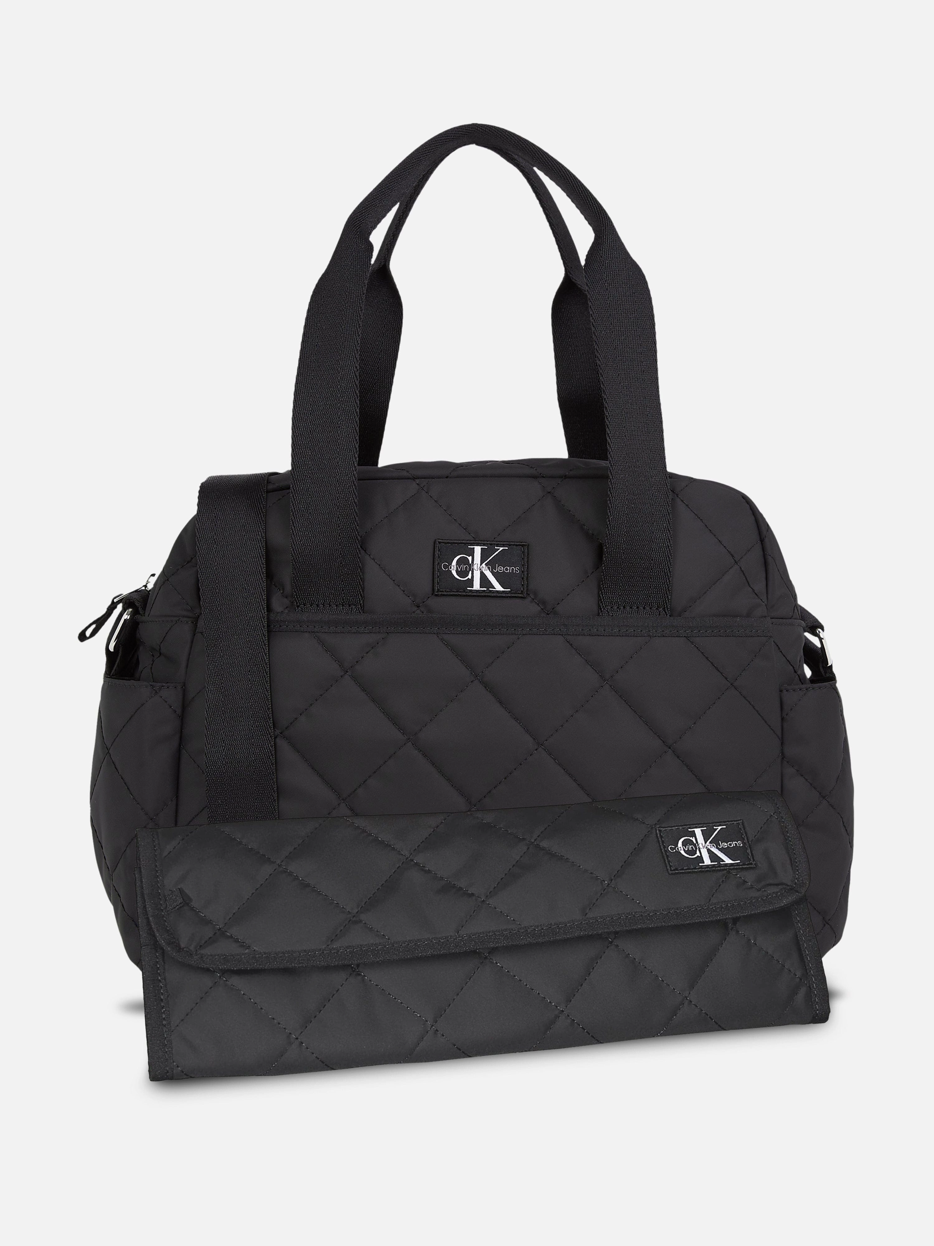 Calvin Klein Baby Quilted Changing Bag in Black (35.5cm)