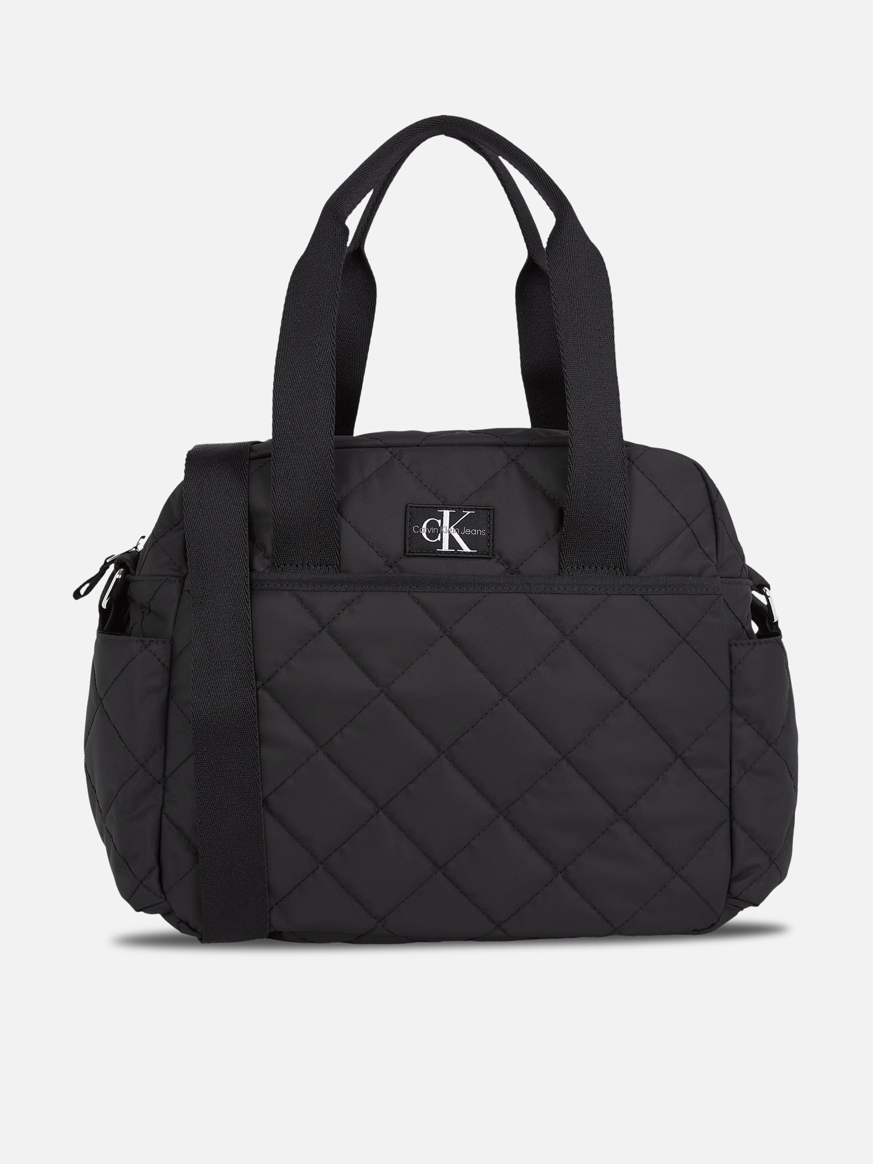 Calvin Klein Baby Quilted Changing Bag in Black (35.5cm)