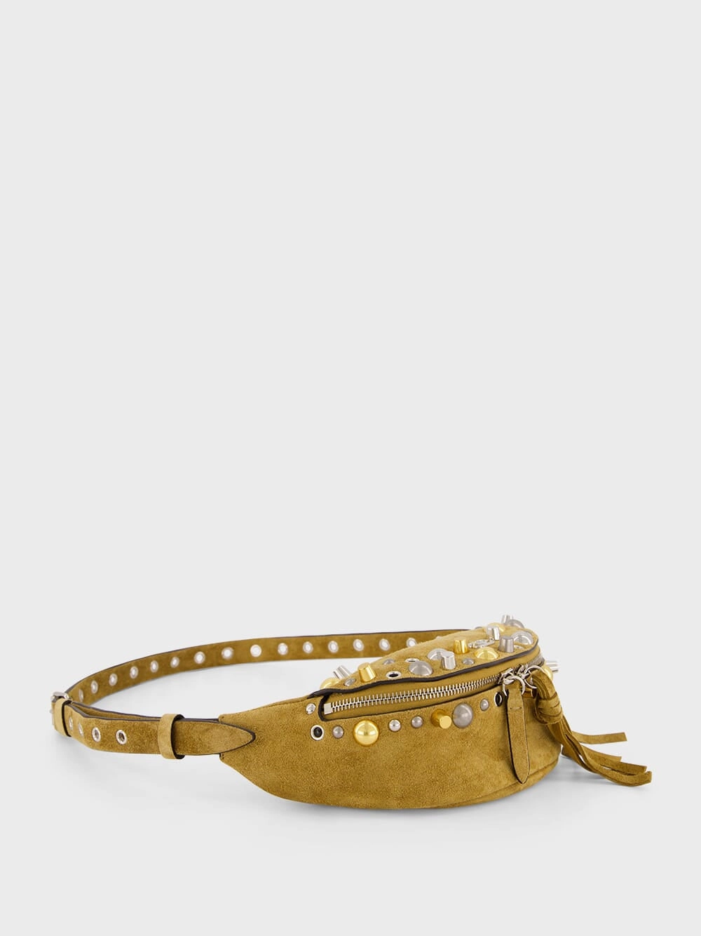 Camel Nellc?te Suede Belt Bag