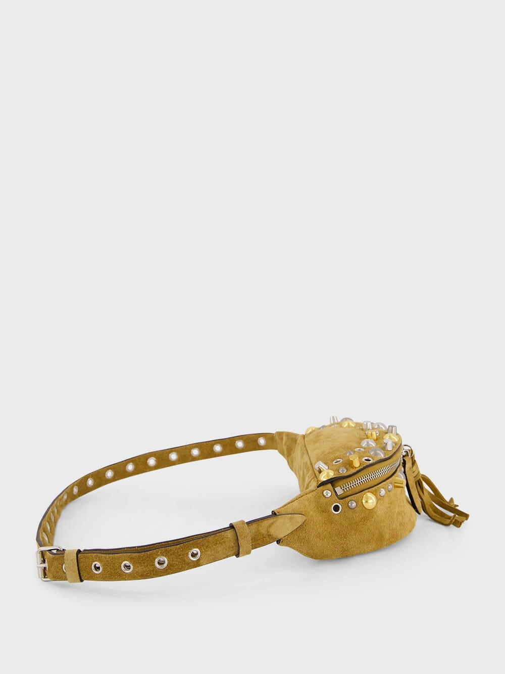Camel Nellc?te Suede Belt Bag