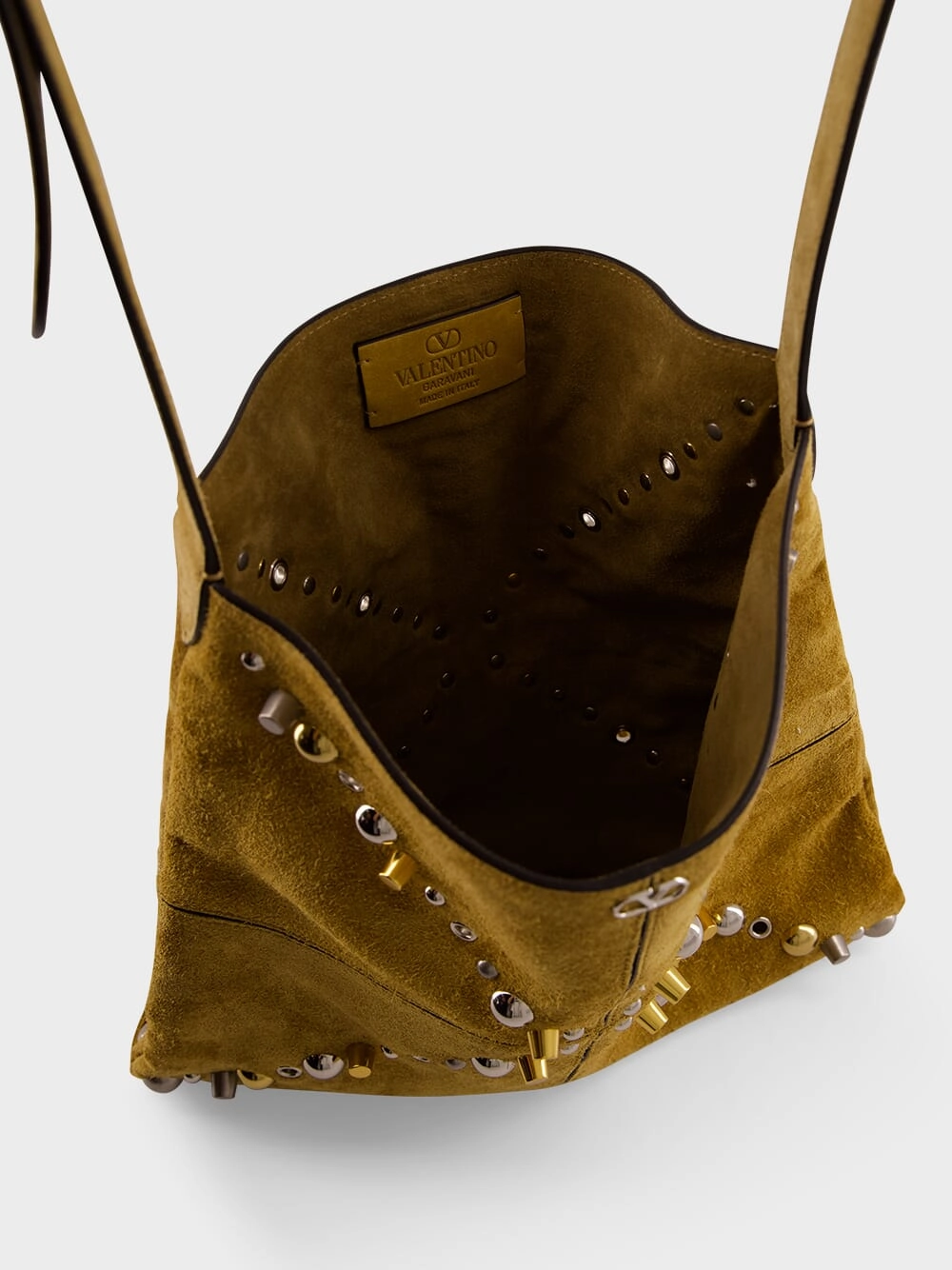 Camel Suede Nellc?te Fringe Shoulder Bag