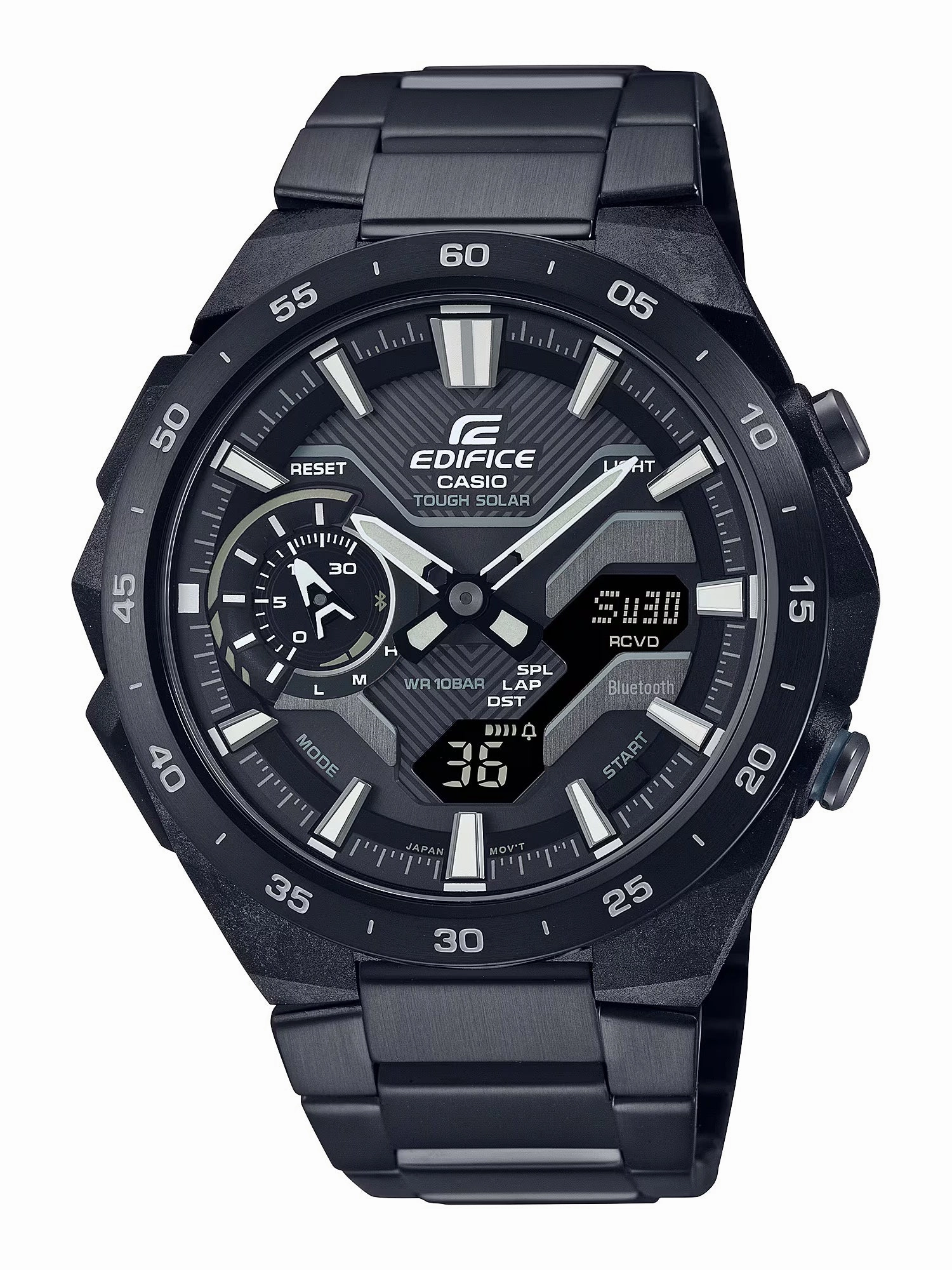 Casio EDIFICE WINDFLOW Men's Tough Solar Bluetooth Watch ECB-2200DC-1A