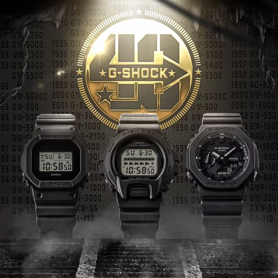 Casio G-Shock 40th Anniversary Limited Edition Series - Black Mens Watch DWE5657RE-1