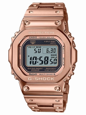 Casio G-Shock FULL METAL 5000 Steel Mens Rose Gold Watch GMW-B5000GD-4