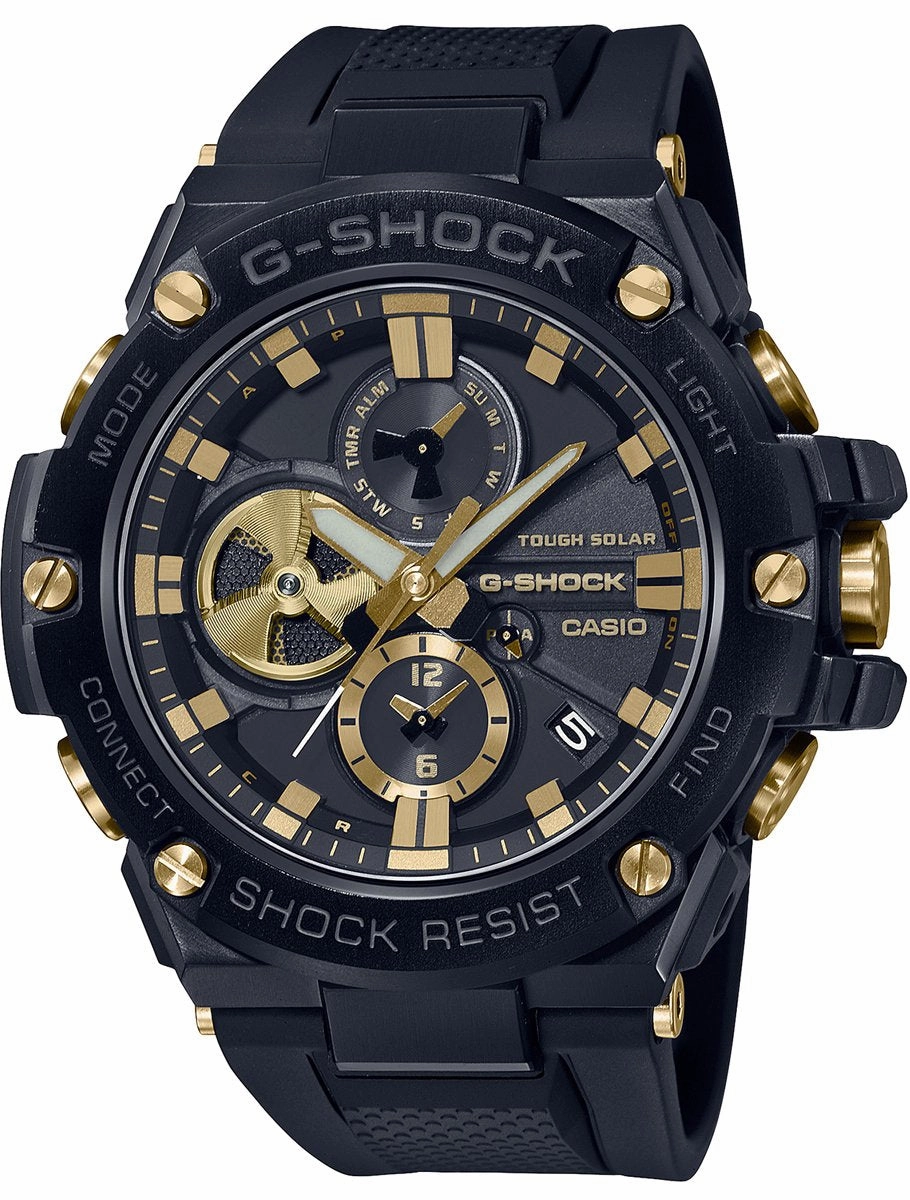 Casio G-Shock G-Steel Carbon Bezel Bluetooth Mens Watch GSTB100GC-1A
