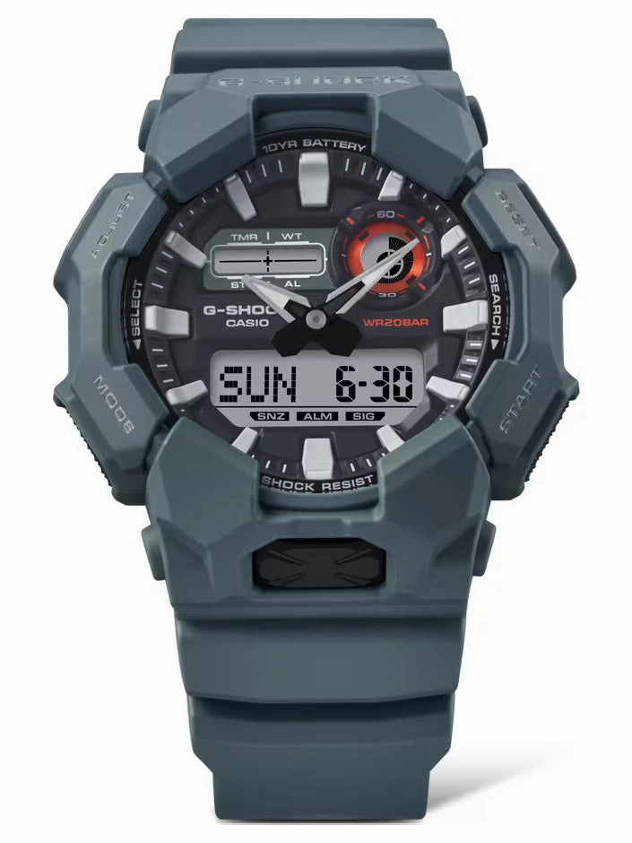 Casio G-Shock GA010-2A Bio-Resin High-Brightness LED Blue Mens Watch