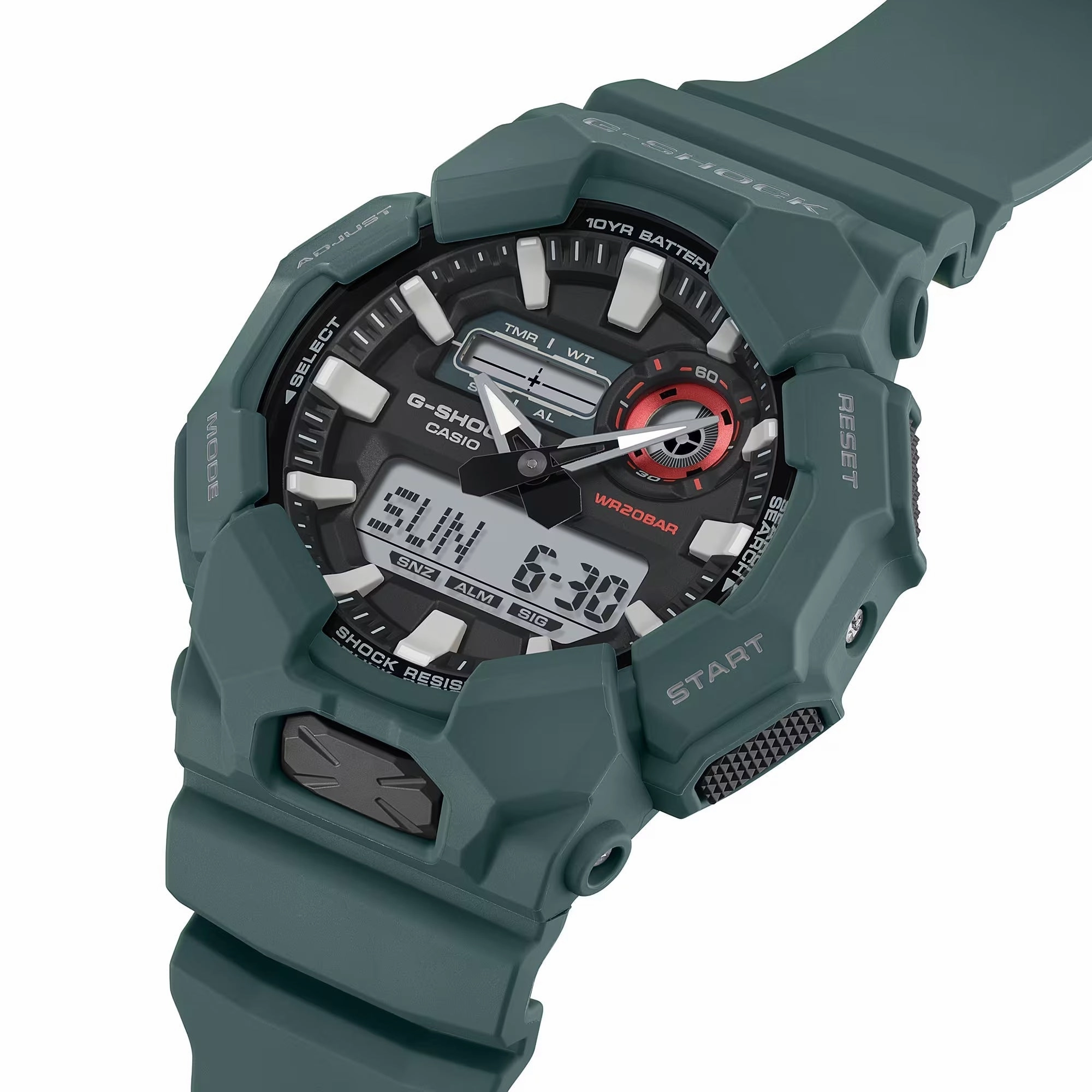Casio G-Shock GA010-2A Bio-Resin High-Brightness LED Blue Mens Watch