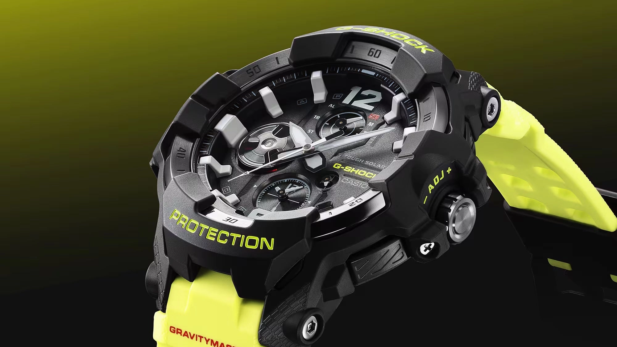 Casio G-Shock GRAVITYMASTER RESCUE YELLOW Bluetooth Mens Watch GRB300RY-1A9