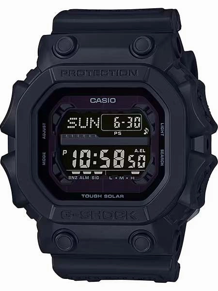 Casio G-Shock GX-56 SERIES ALL BLACK Solar Digital Mens Watch GX56BB-1