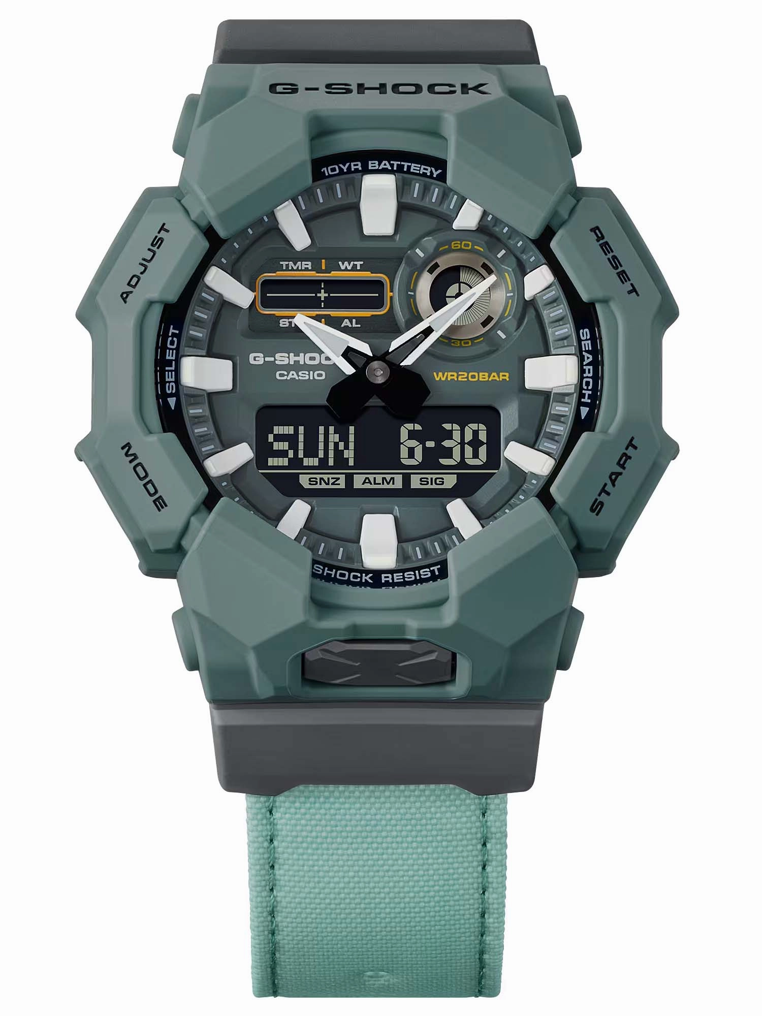 Casio G-SHOCK High-Brightness LED Large Digital Blue Watch GA010CE-2A
