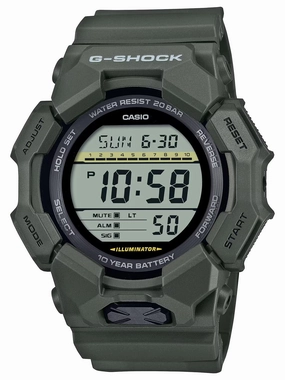 Casio G-SHOCK High-Brightness LED Large Digital Green Watch GD010-3