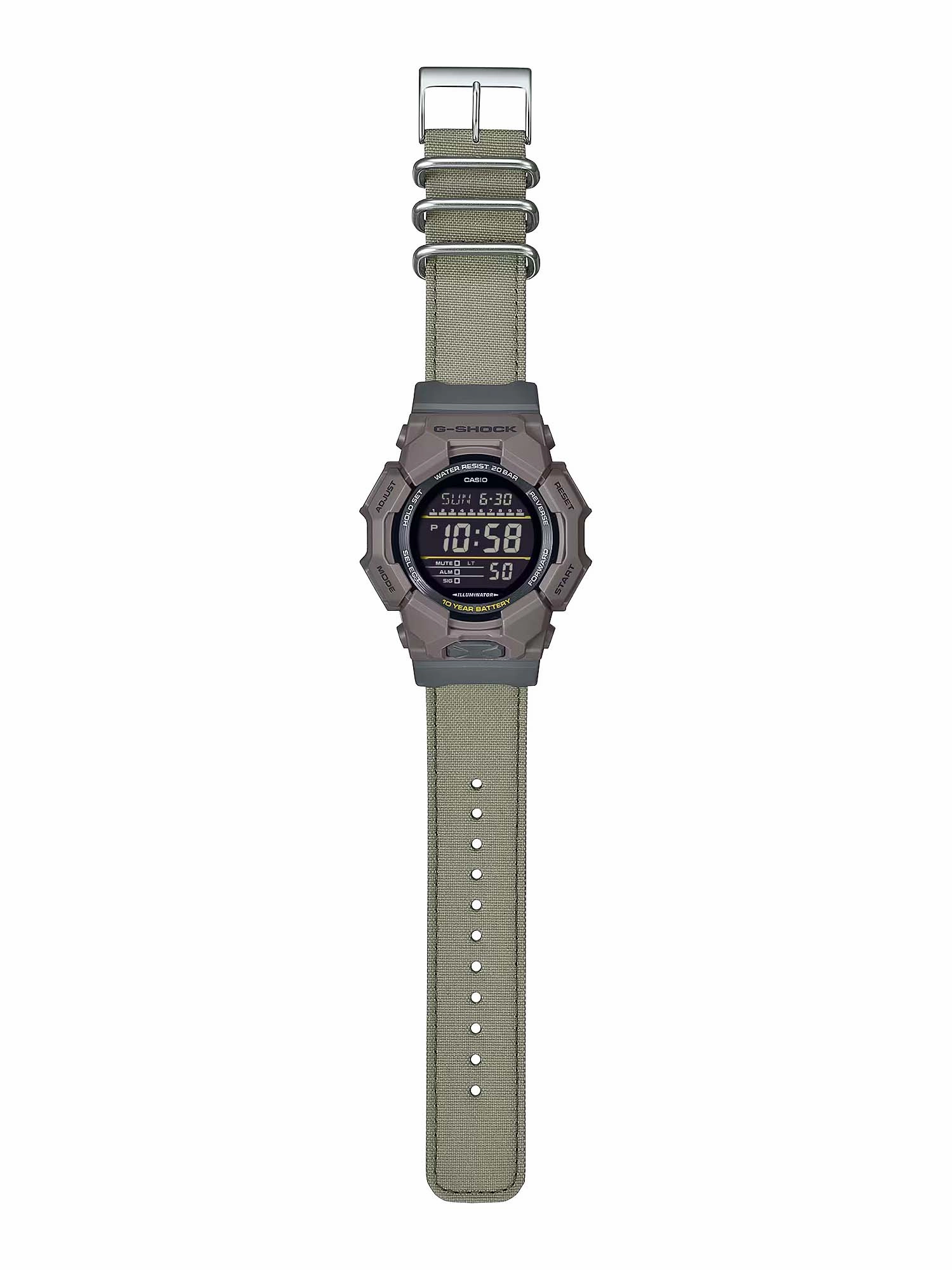 Casio G-SHOCK High-Brightness LED Large Digital Green Watch GD010CE-5