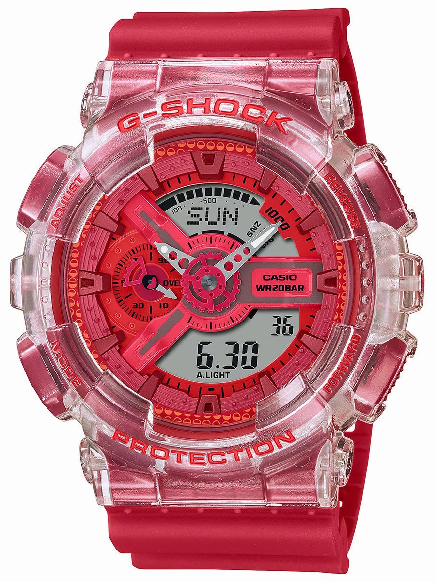 Casio G-Shock LUCKY DROP Ltd Edition Red Mens/Womens Watch GA110GL-4A