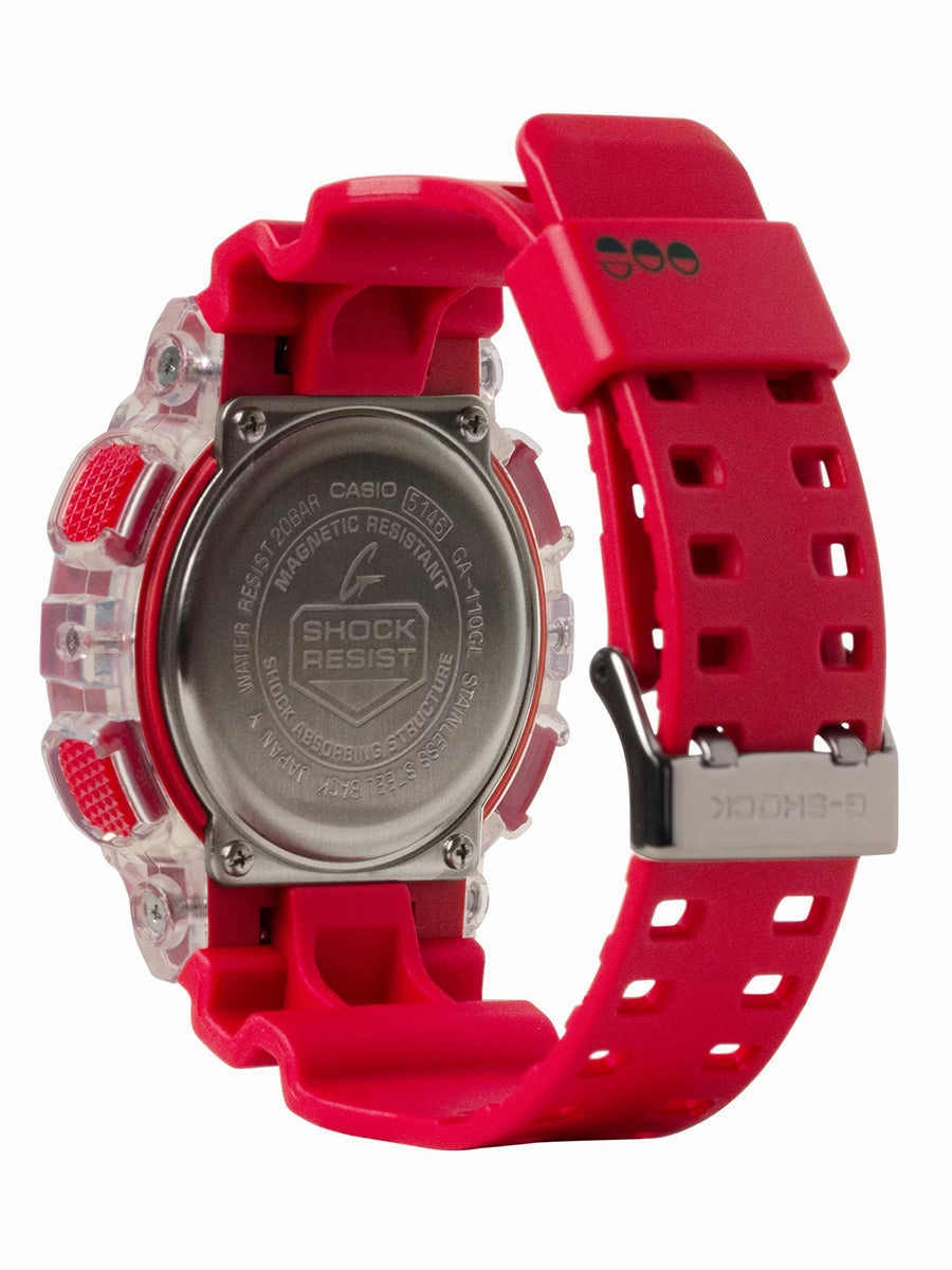 Casio G-Shock LUCKY DROP Ltd Edition Red Mens/Womens Watch GA110GL-4A