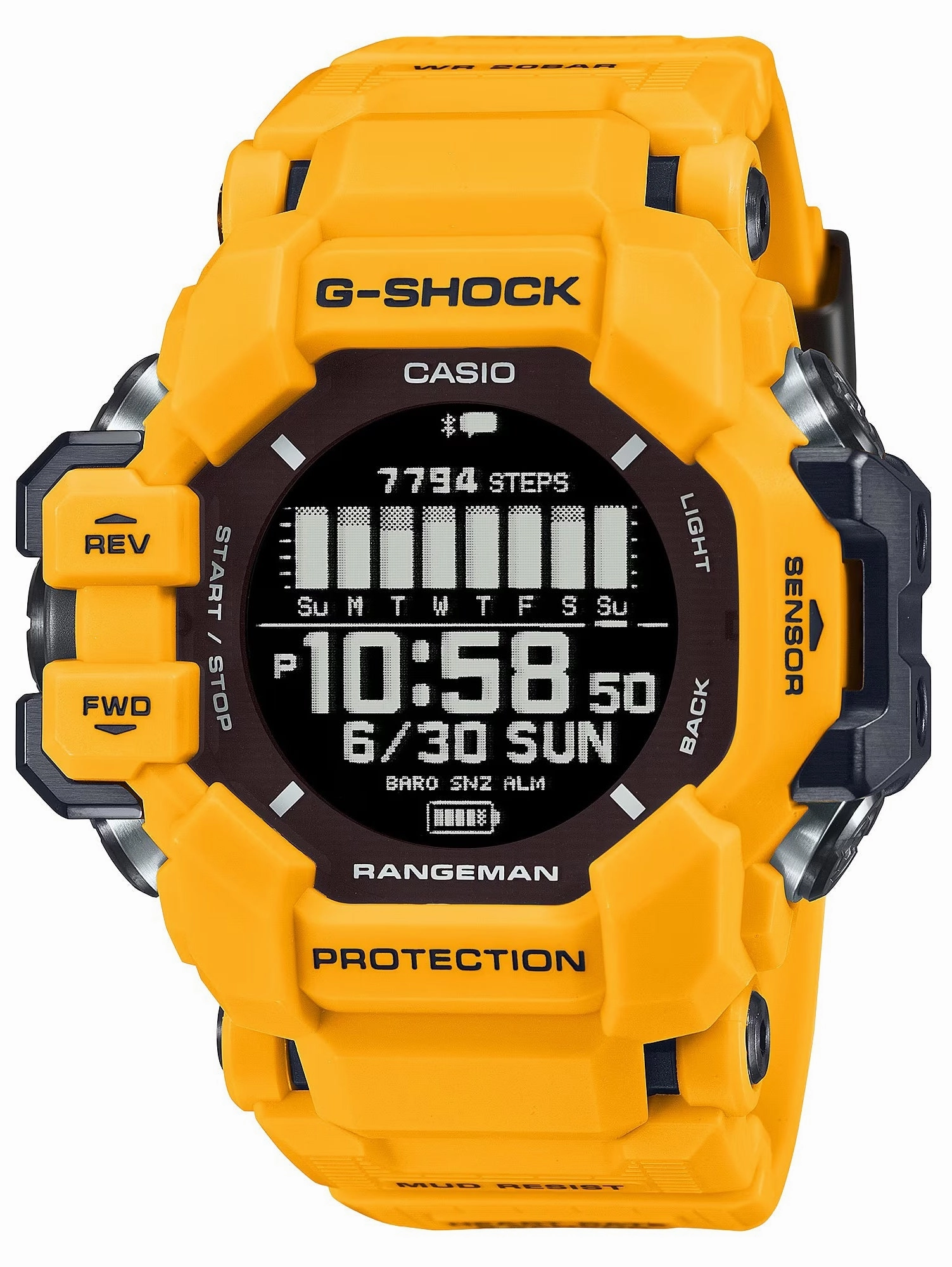 Casio G-Shock MASTER OF G LAND RANGEMAN yellow watch GPRH1000-9