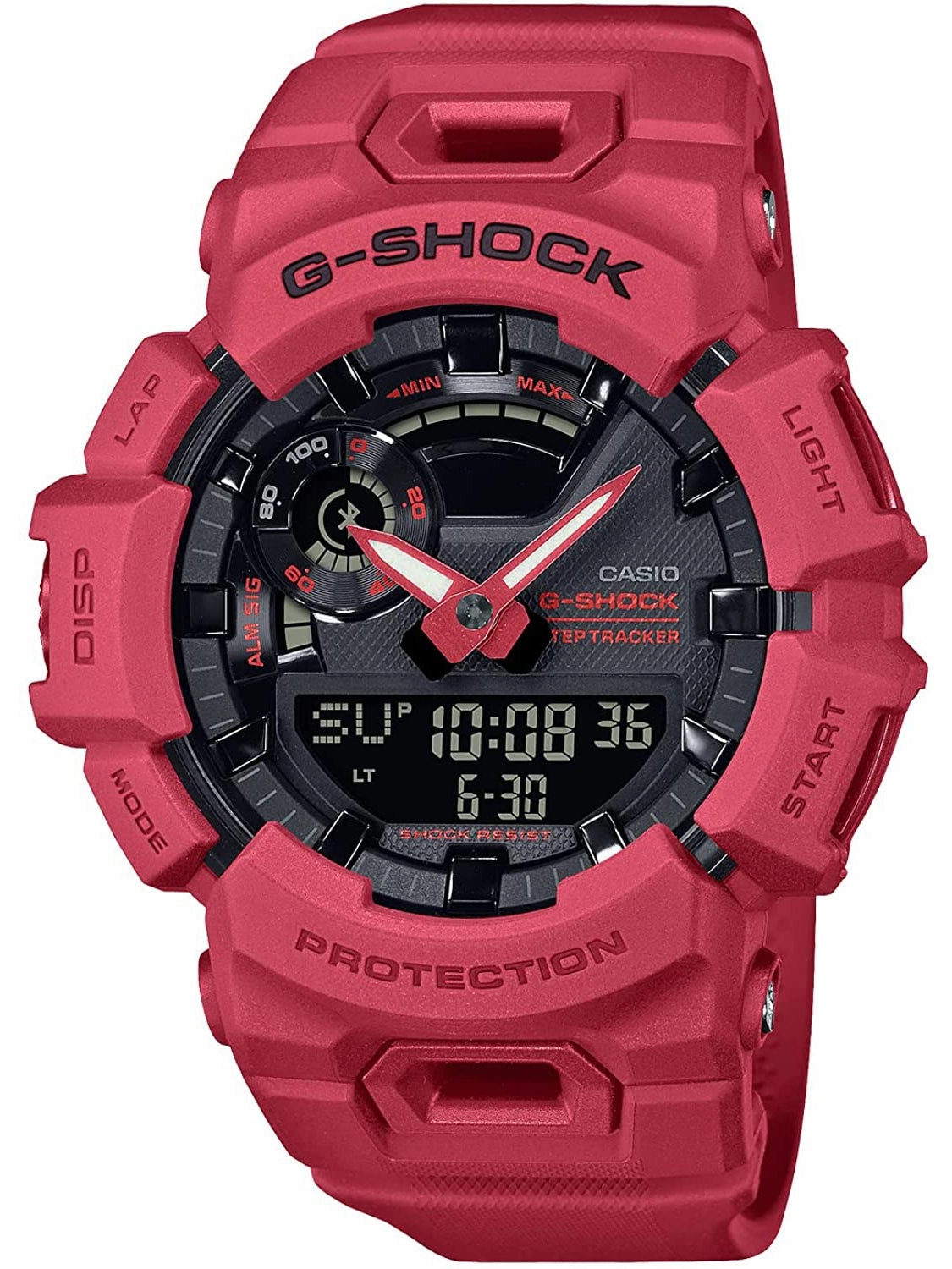 Casio G-Shock MOVE Power Trainer Vibrant Red Watch GBA900RD-4A