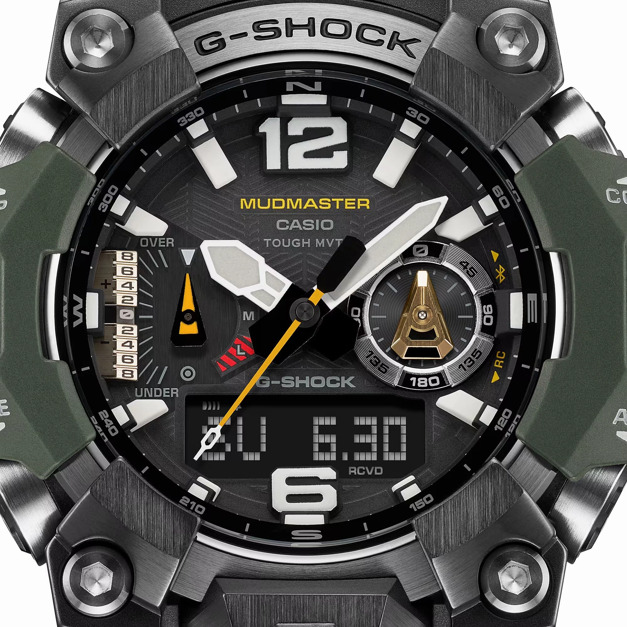 Casio G-Shock MUDMASTER Bluetooth Solar Gray Ion-Plated Mens Watch GWGB1000-3A