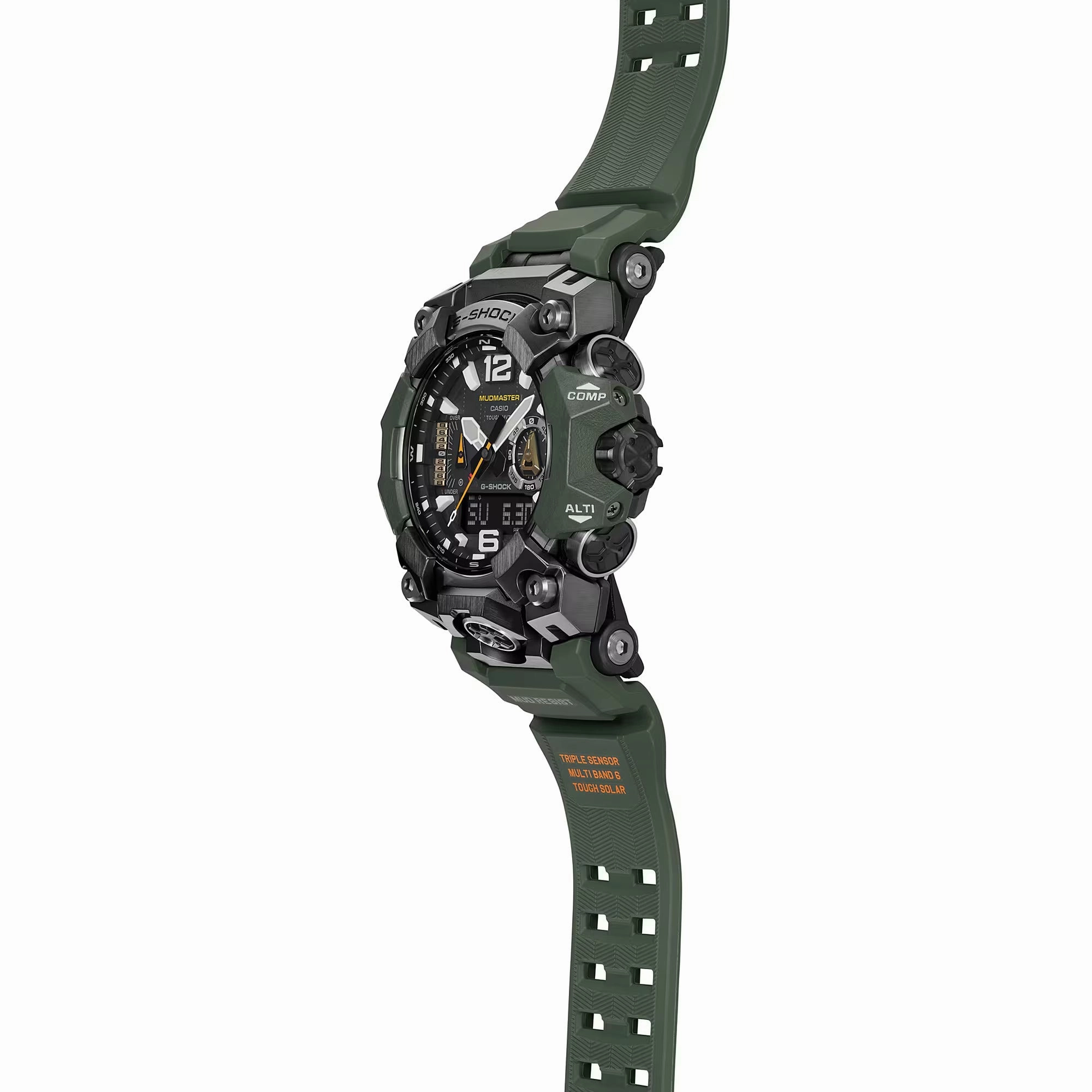 Casio G-Shock MUDMASTER Bluetooth Solar Gray Ion-Plated Mens Watch GWGB1000-3A