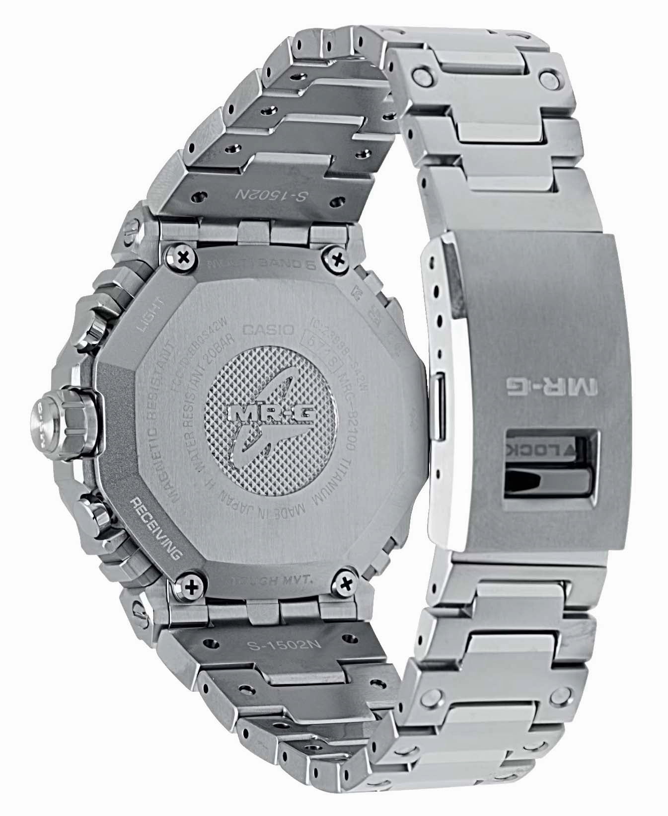Casio G-Shock Octagonal Slim MRG TITANIUM watch with COBARION Bezel MRGB2100D-1A