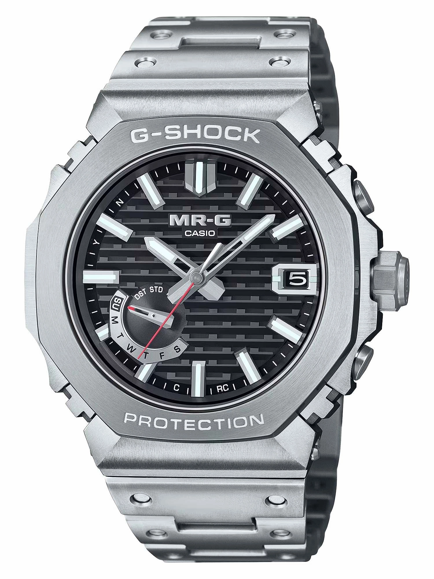 Casio G-Shock Octagonal Slim MRG TITANIUM watch with COBARION Bezel MRGB2100D-1A