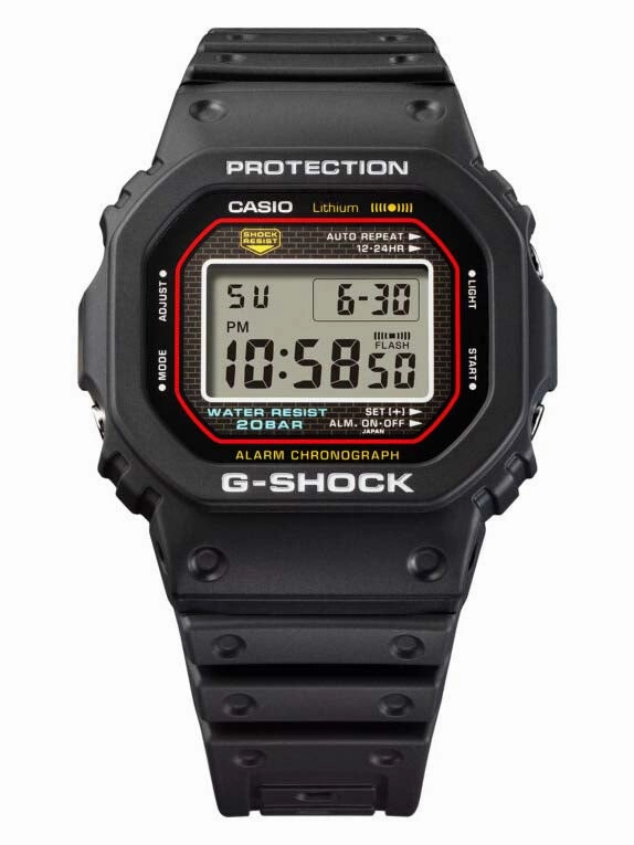 Casio G-Shock REVIVAL Original 1983 model New version Man's watch DW5000R-1A
