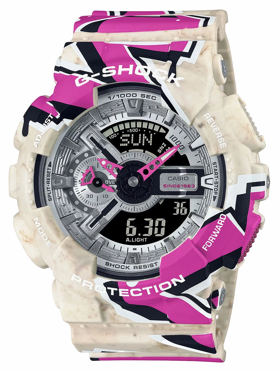 Casio G-Shock STREET SPIRIT Limited Edition Graffiti Watch GA110SS-1A