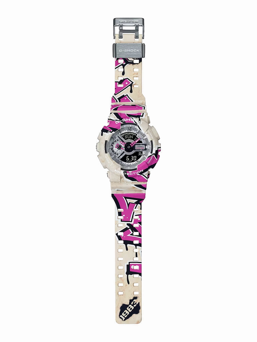 Casio G-Shock STREET SPIRIT Limited Edition Graffiti Watch GA110SS-1A