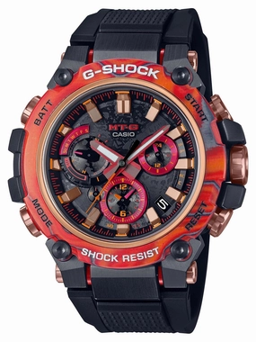Casio G-Shock x Eric Haze SOLAR FLARE RED 40th Annversary Watch MTGB3000FR-1A