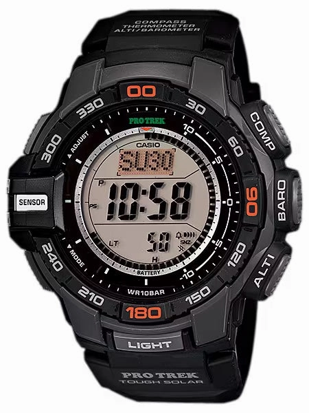 Casio PRO TREK Tough Solar Altimeter Barometer Thermometer watch PRG270-1