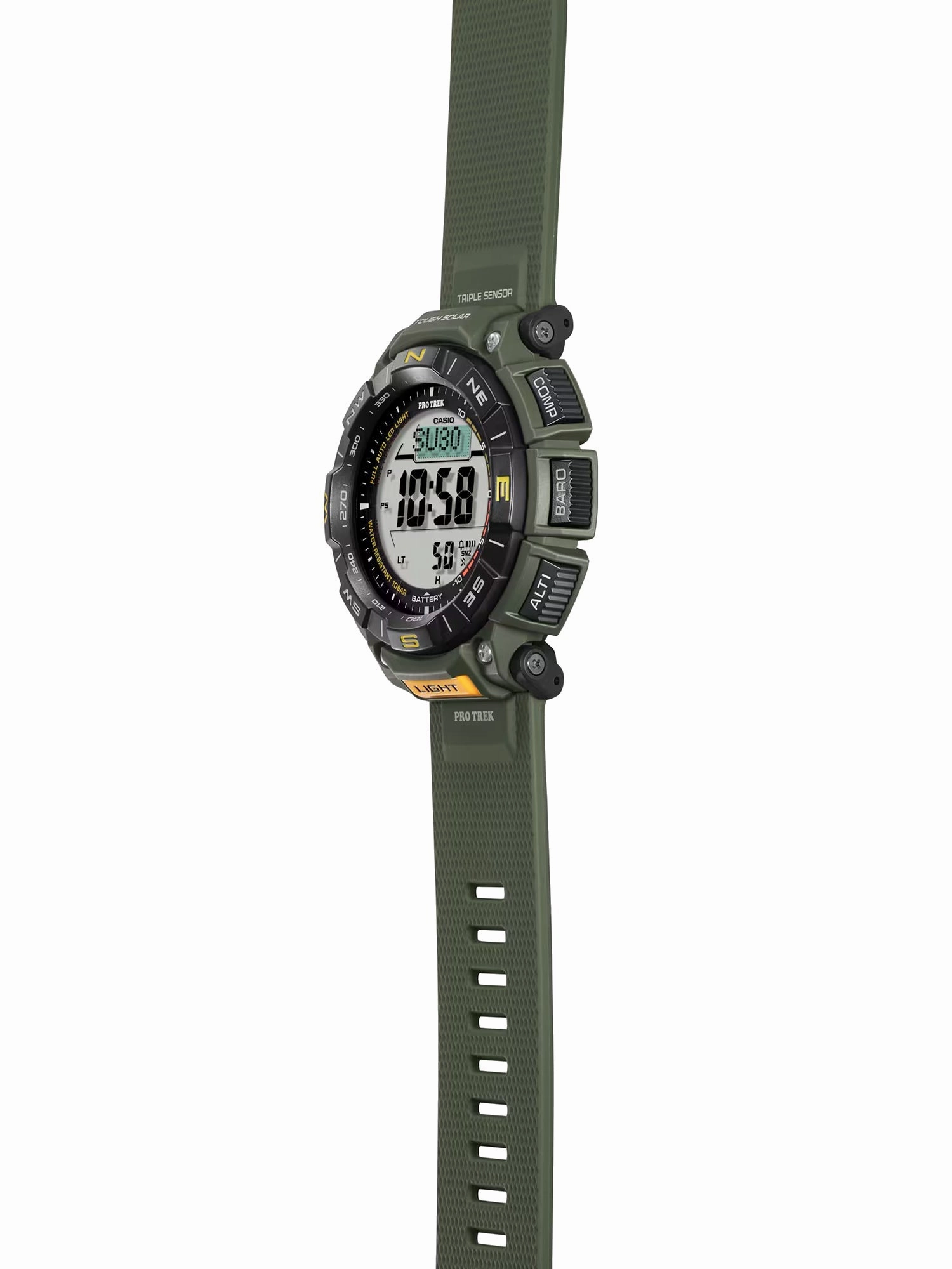 Casio PRO TREK Tough Solar Altimeter Barometer Thermometer watch PRG340-3