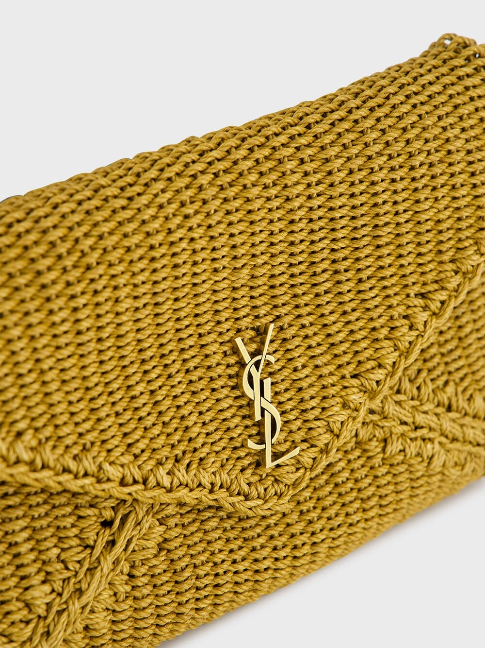 Cassandre Large Envelope Pouch in Rope Natural Brown