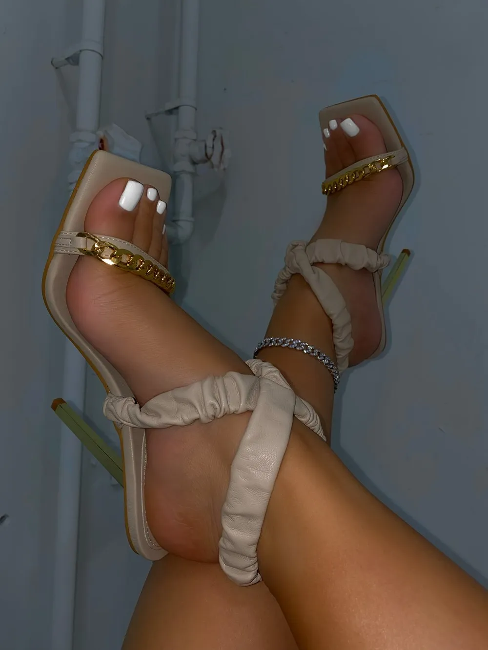 Catalina Heels- Beige