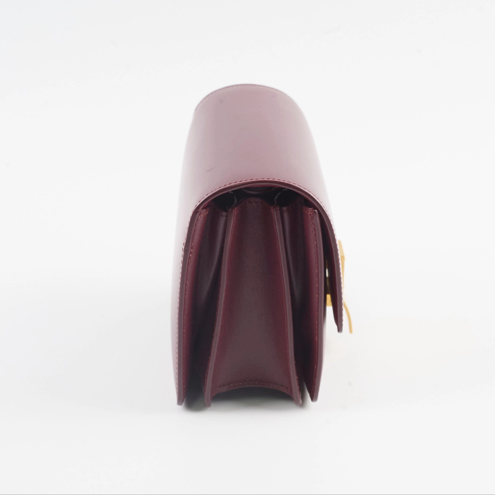 Celine Mini Box Bag Burgundy