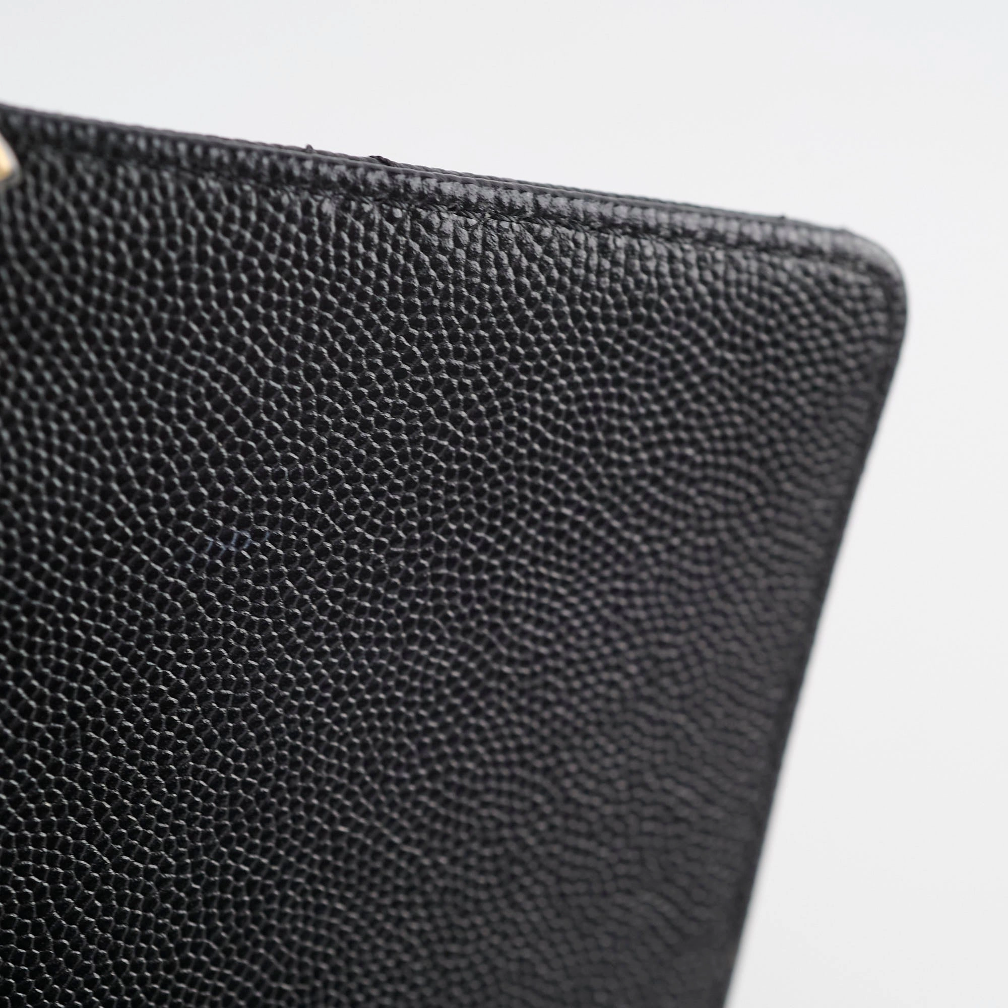 Chanel 21B Seasonal Mini  Flap Caviar Bag Black