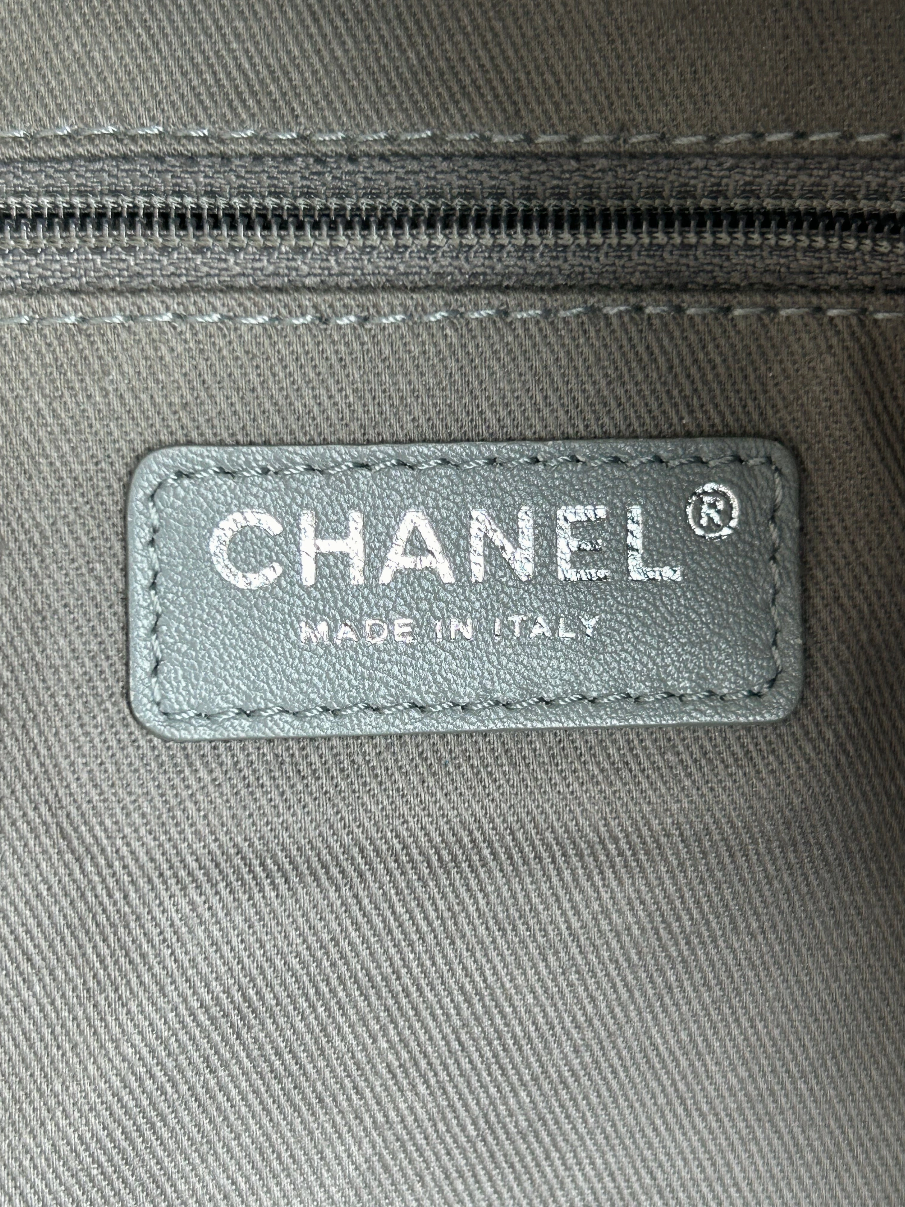 Chanel Beige & White Graffiti Backpack