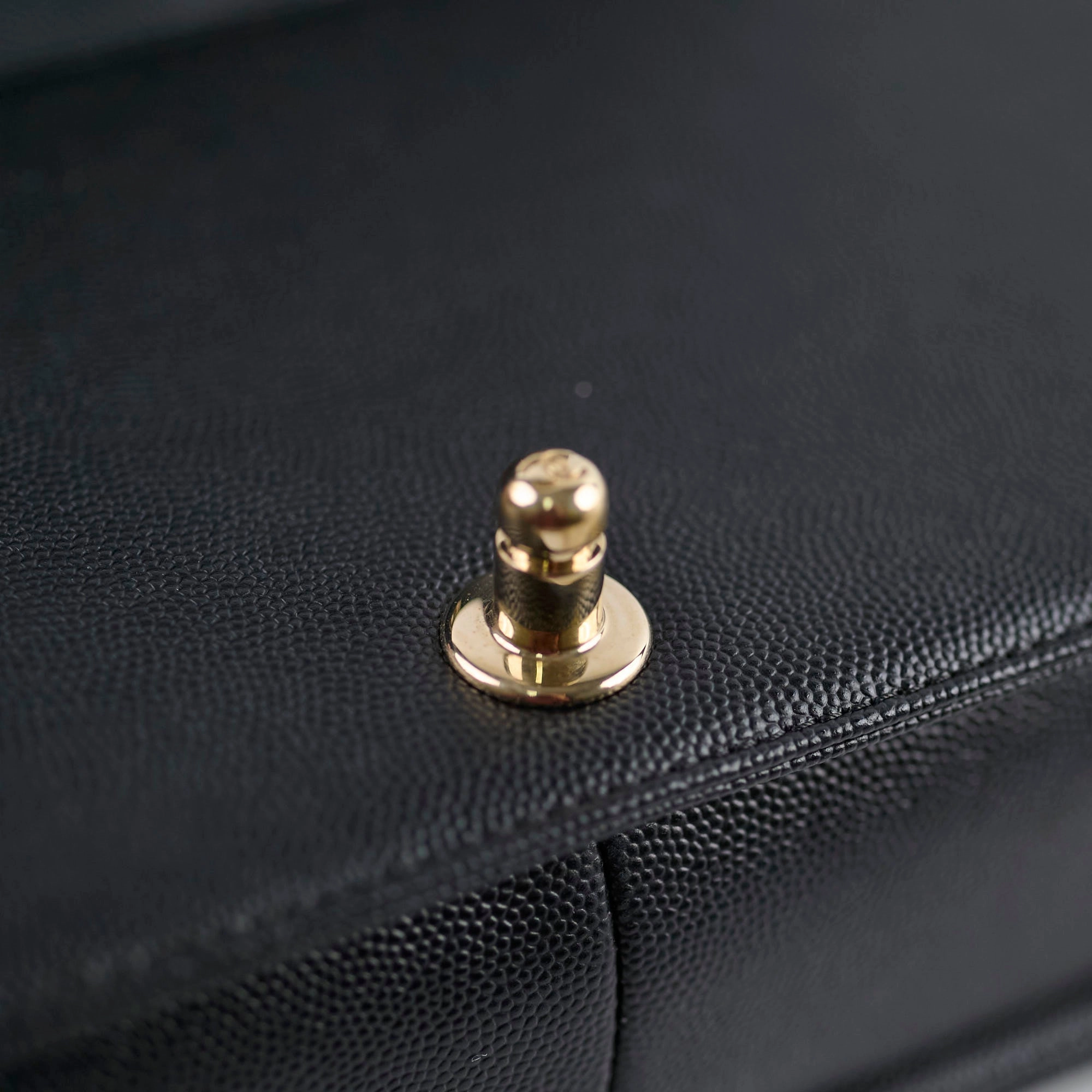 Chanel Boy Old Medium Chevron Caviar Black