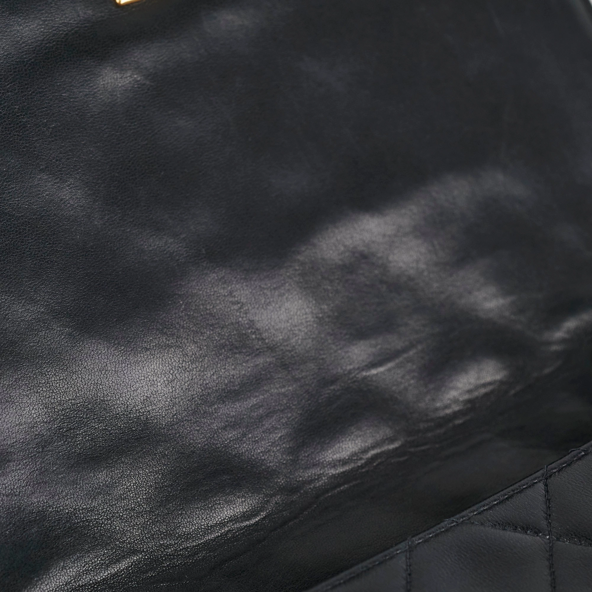 Chanel Diana Lambskin Black Medium
