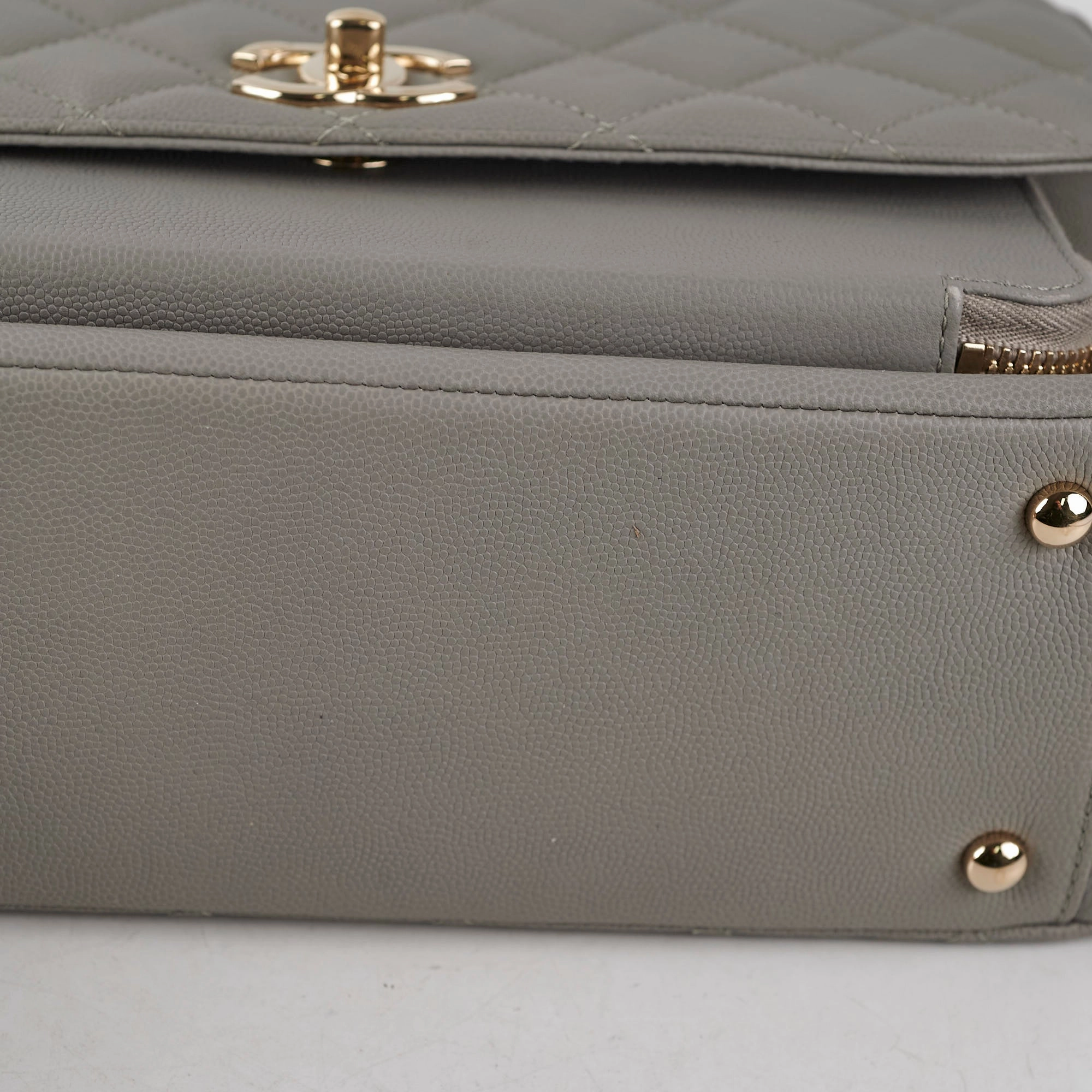 Chanel Medium Business Affinity Grey Caviar