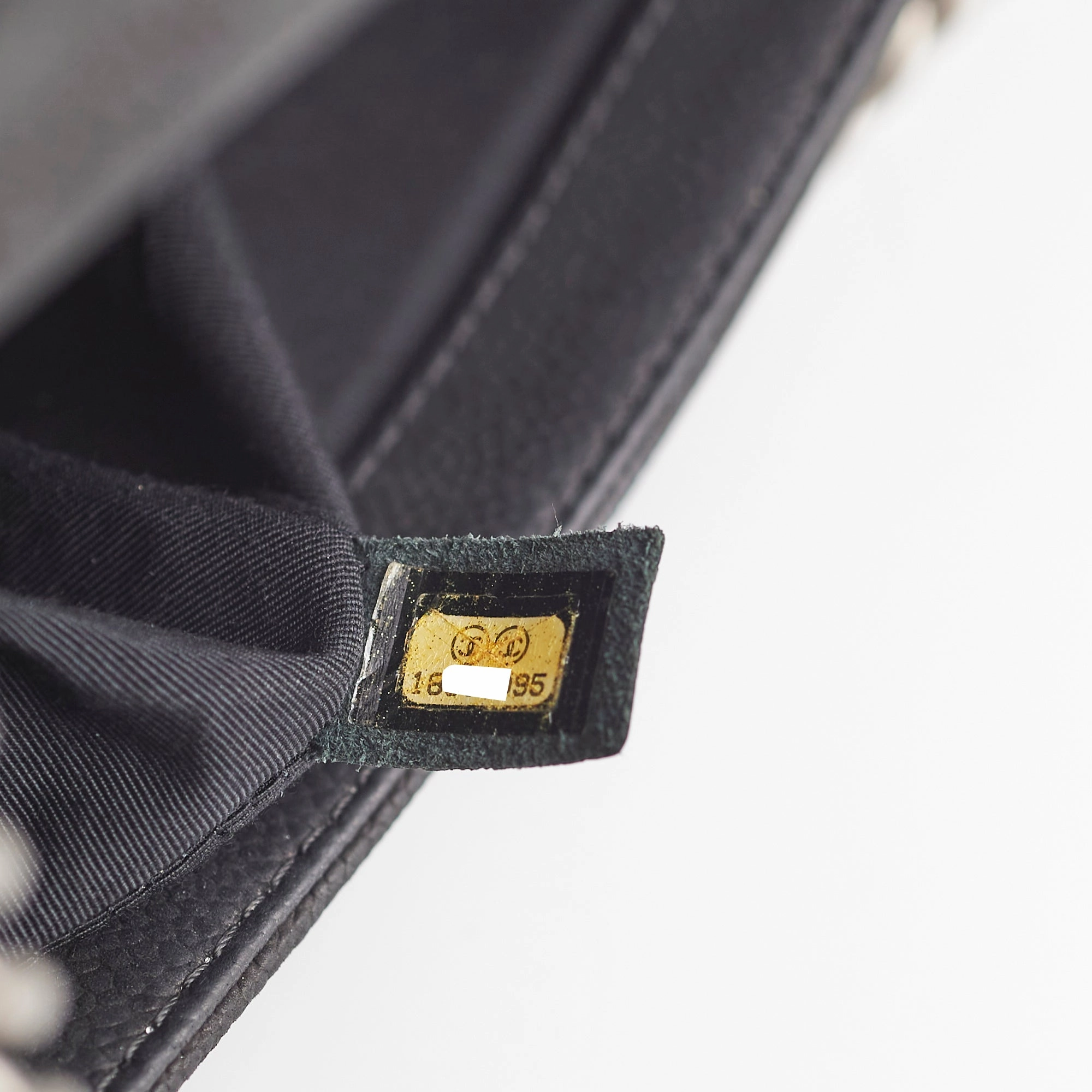 Chanel Old Medium Boy Black