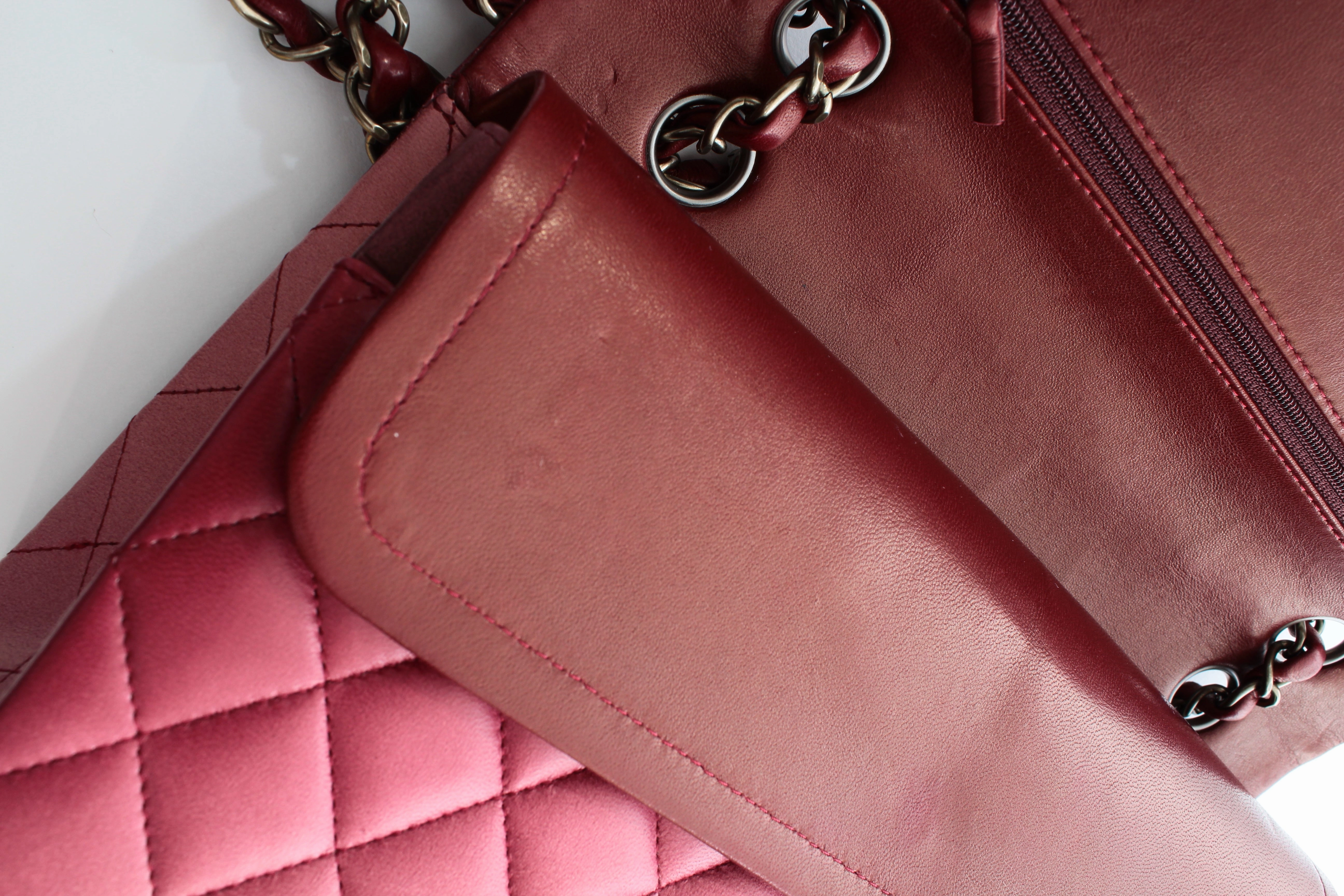 Chanel Timeless Ombr?? Quilted Lambskin Leather Flap Bag