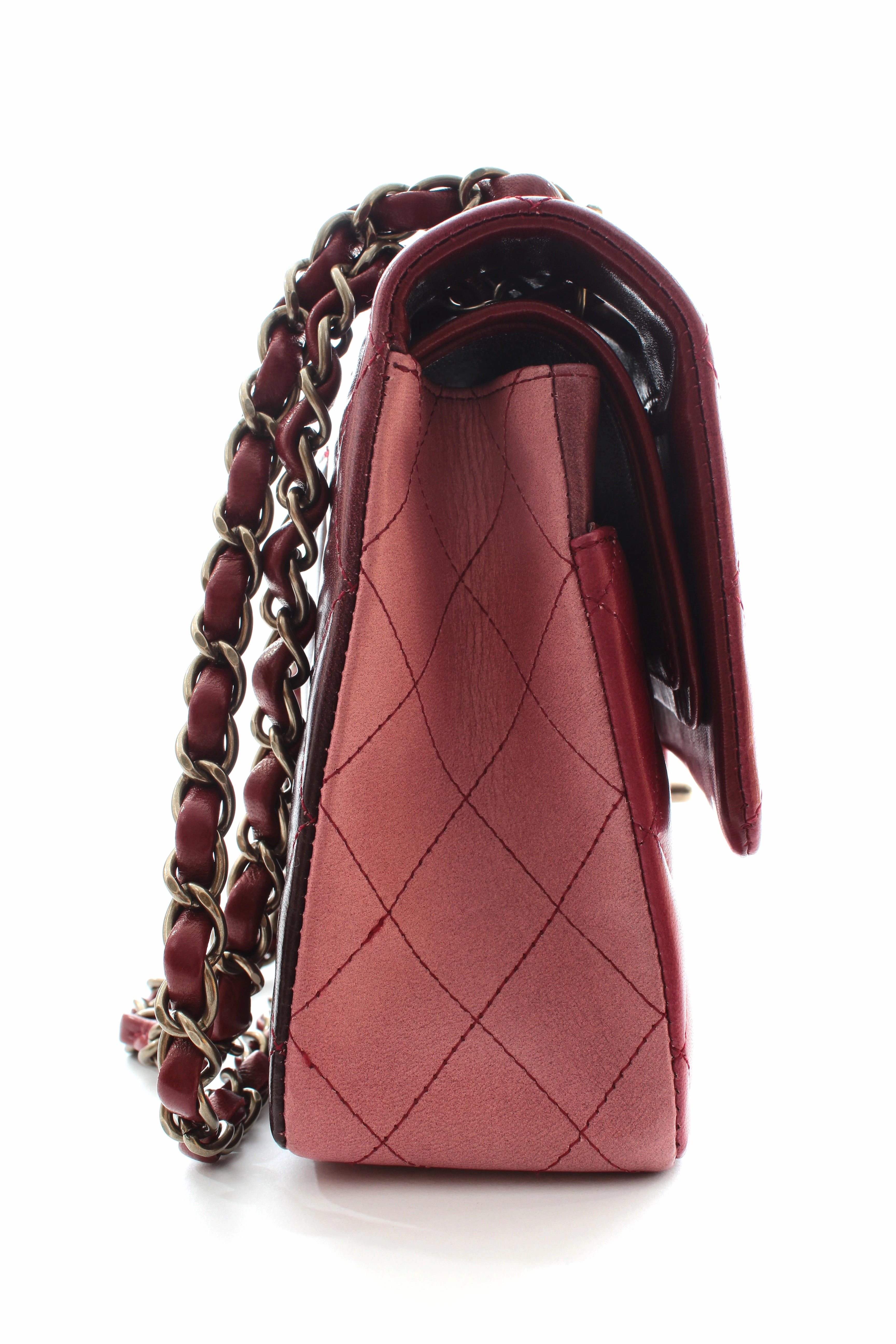 Chanel Timeless Ombr?? Quilted Lambskin Leather Flap Bag