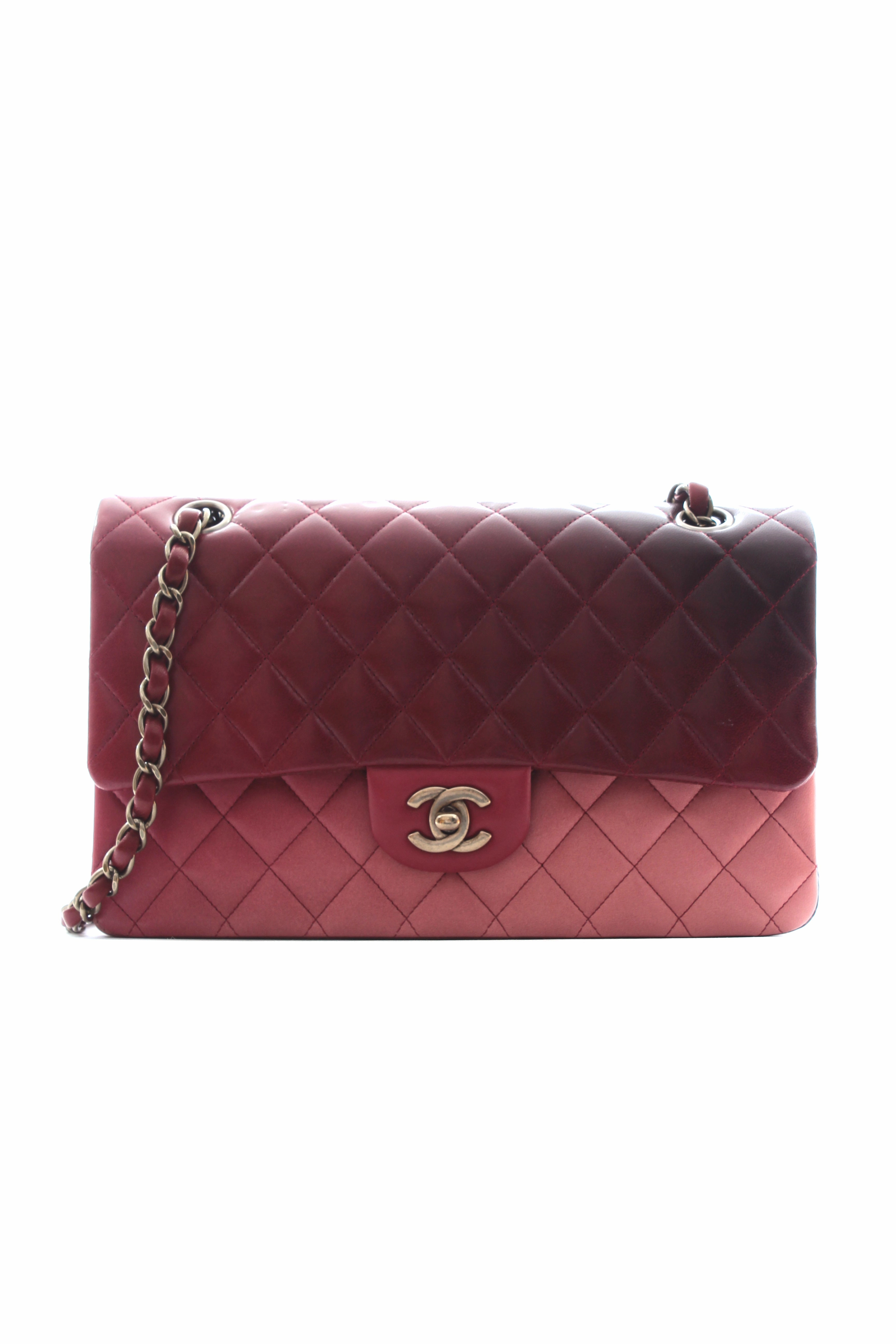 Chanel Timeless Ombr?? Quilted Lambskin Leather Flap Bag