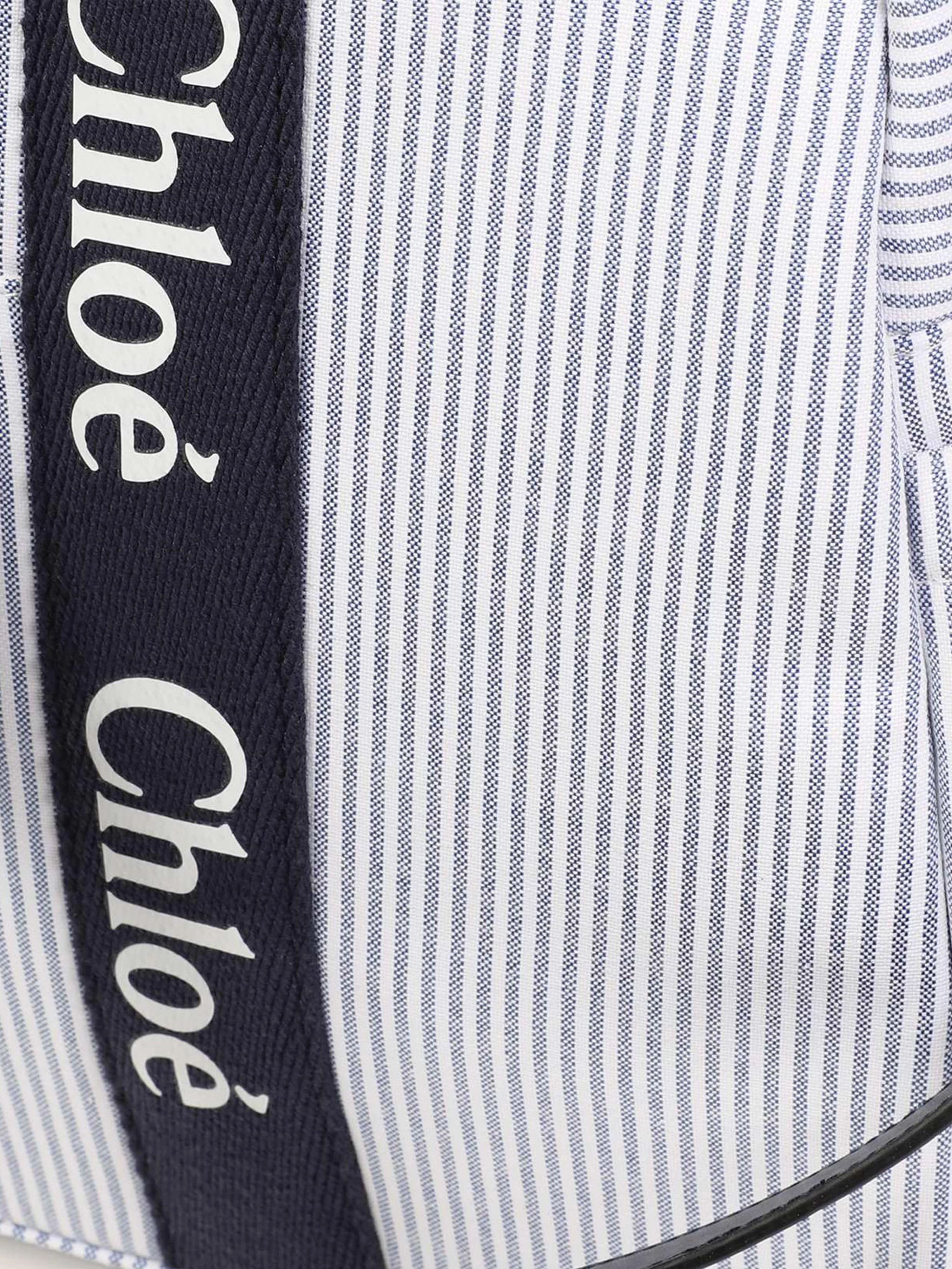 Chlo?? Baby Striped Changing Bag in Navy (41cm)