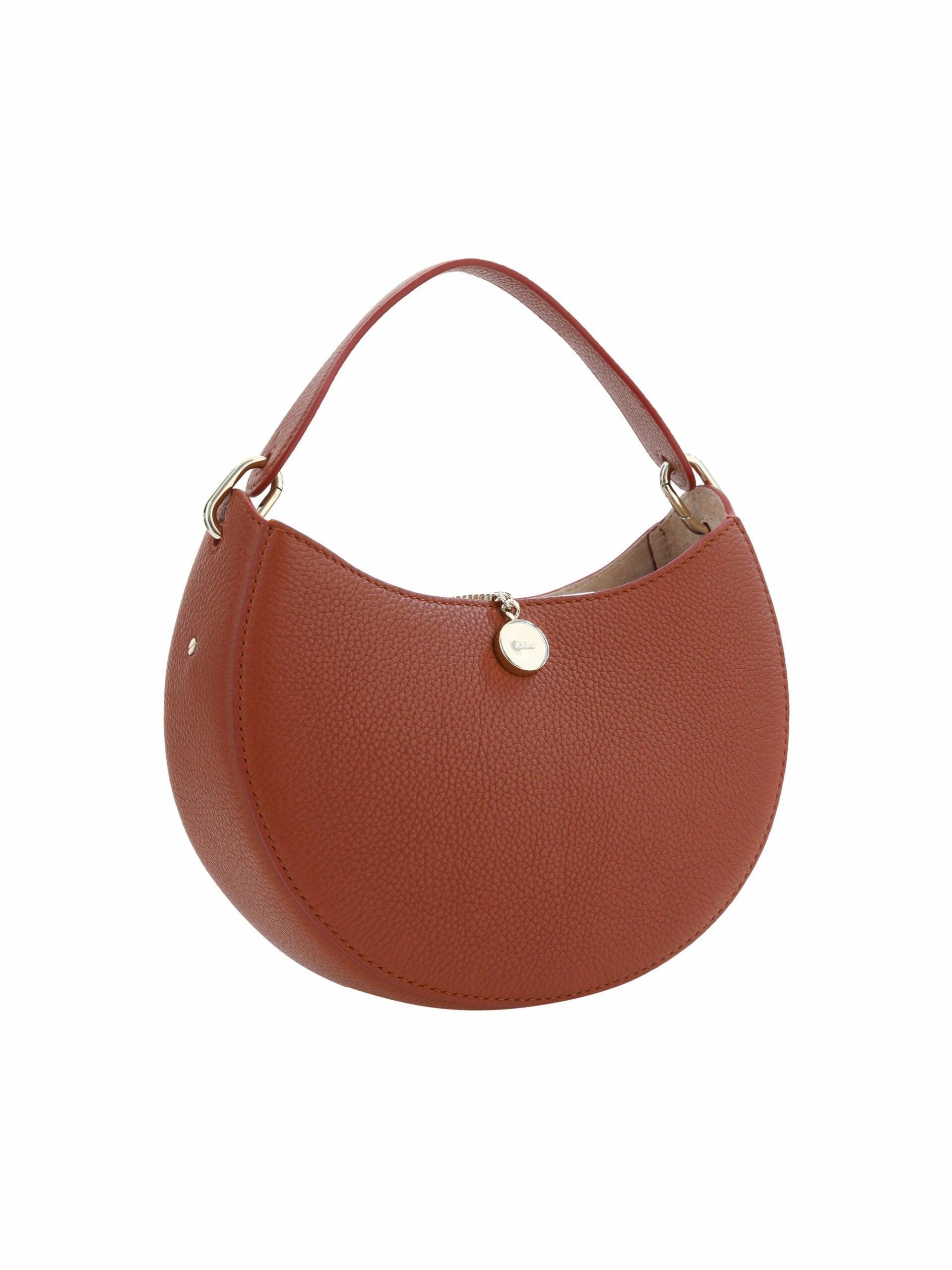 Chlo?? Sepia Brown Small Arl??ne Leather Shoulder Bag