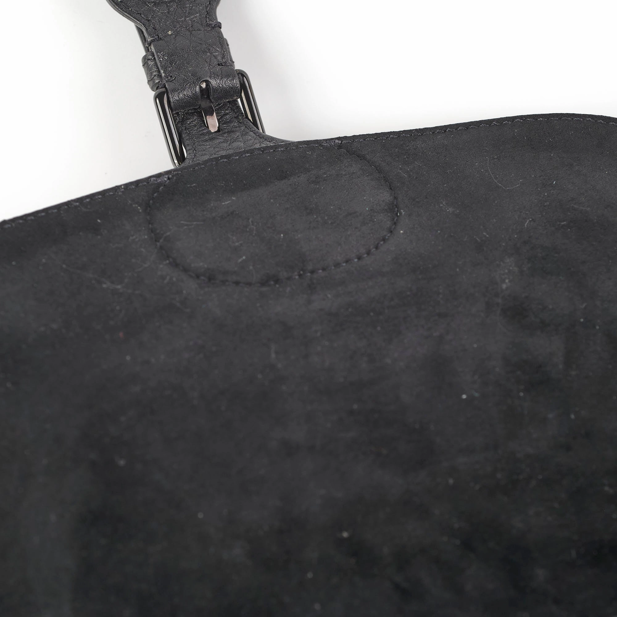 Christian Dior Grained Calfskin Medium Bobby Flap Black