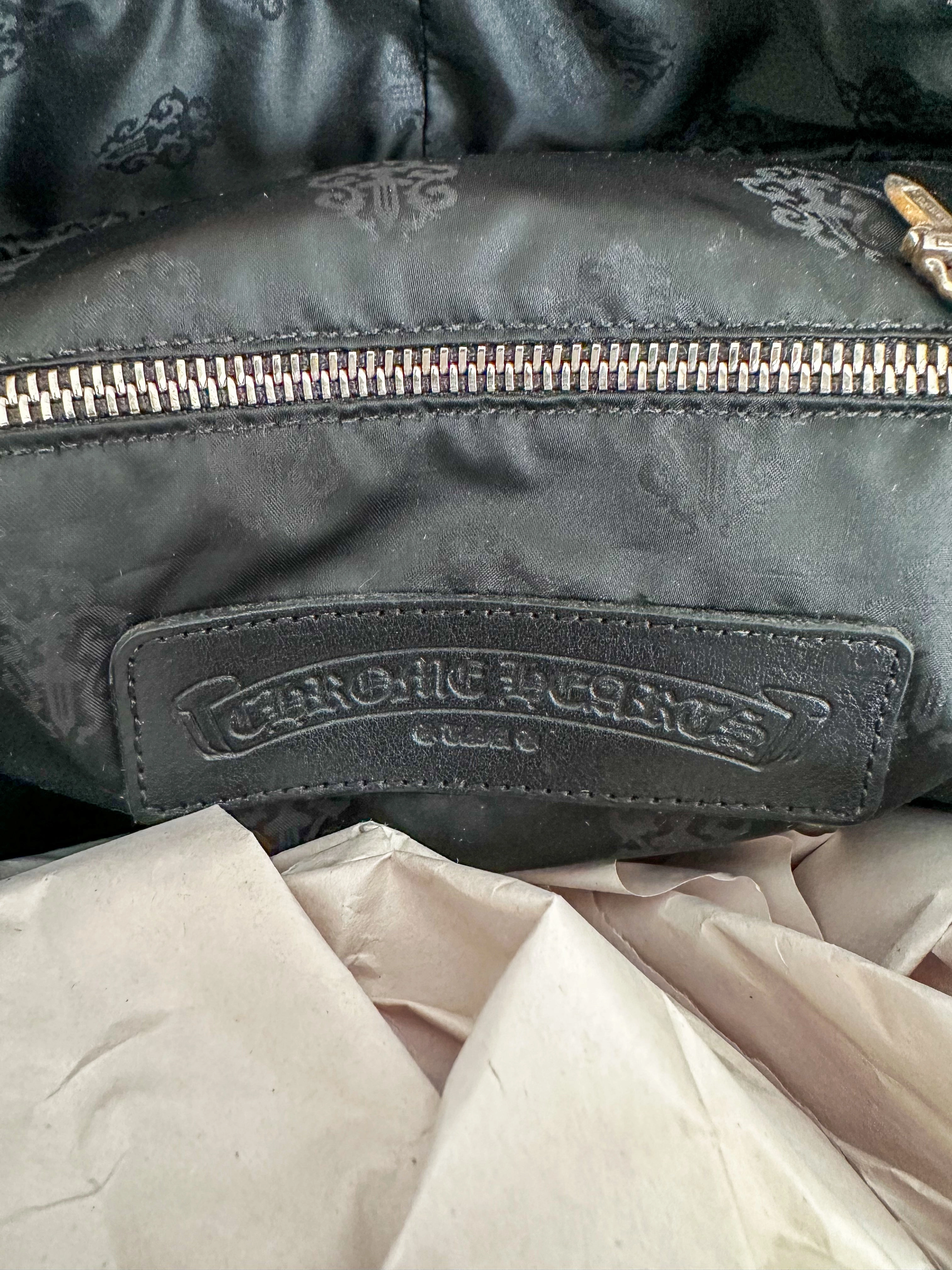 Chrome Hearts Black Cross Jacquard Backpack