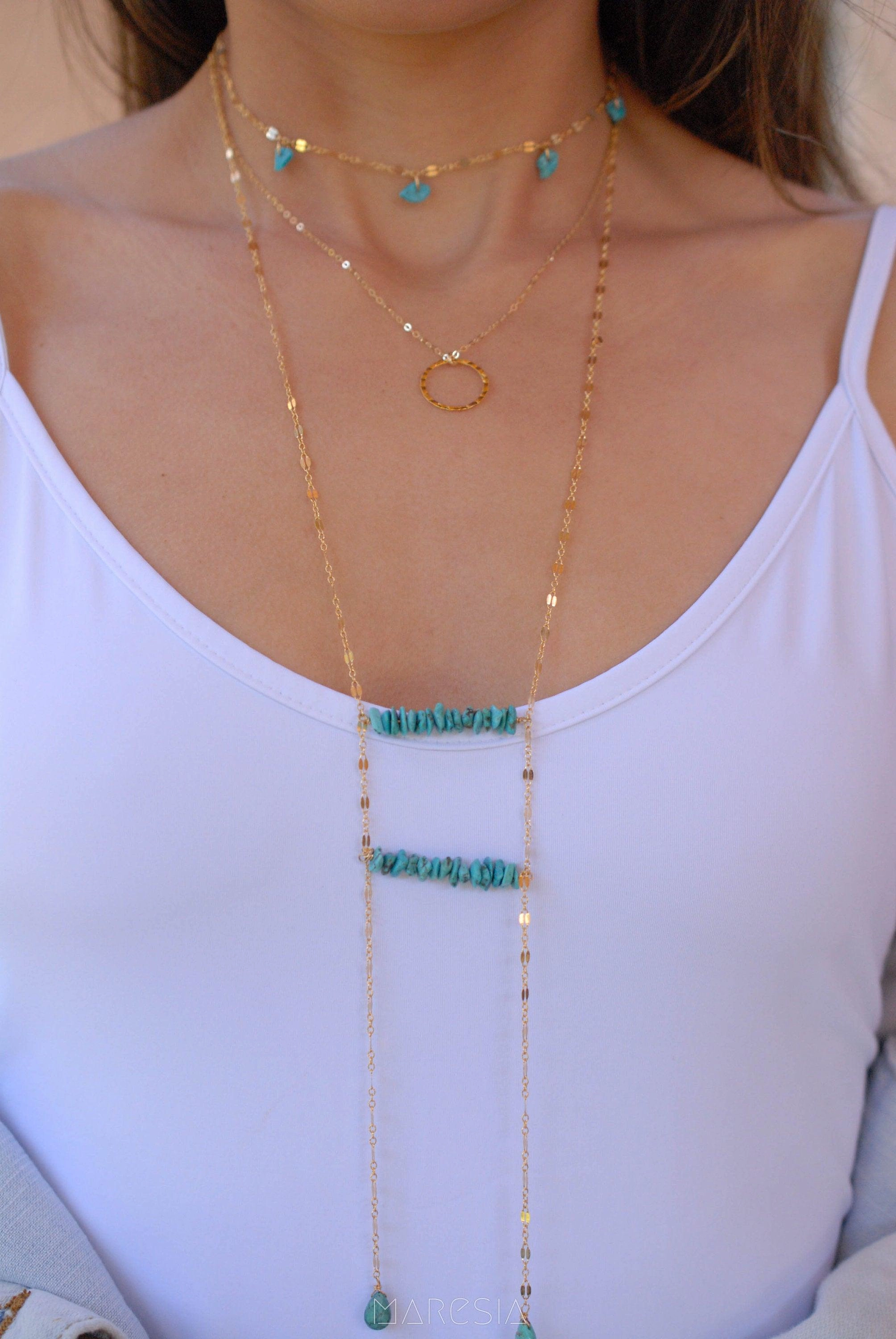 Circle Necklace ~ Gold Filled ~MN041