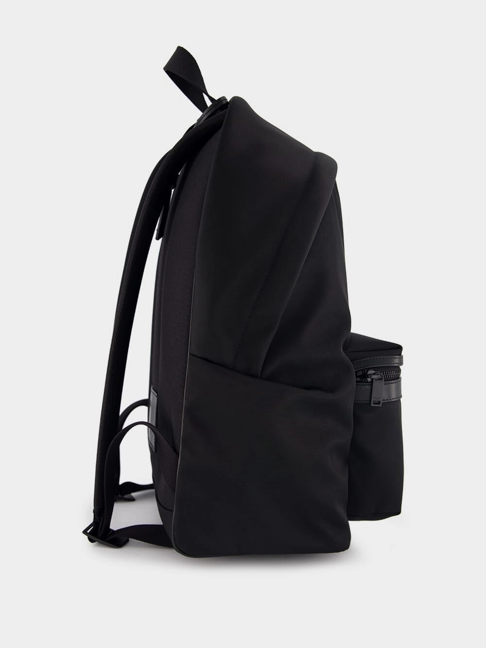 City Leather-Trimmed Backpack