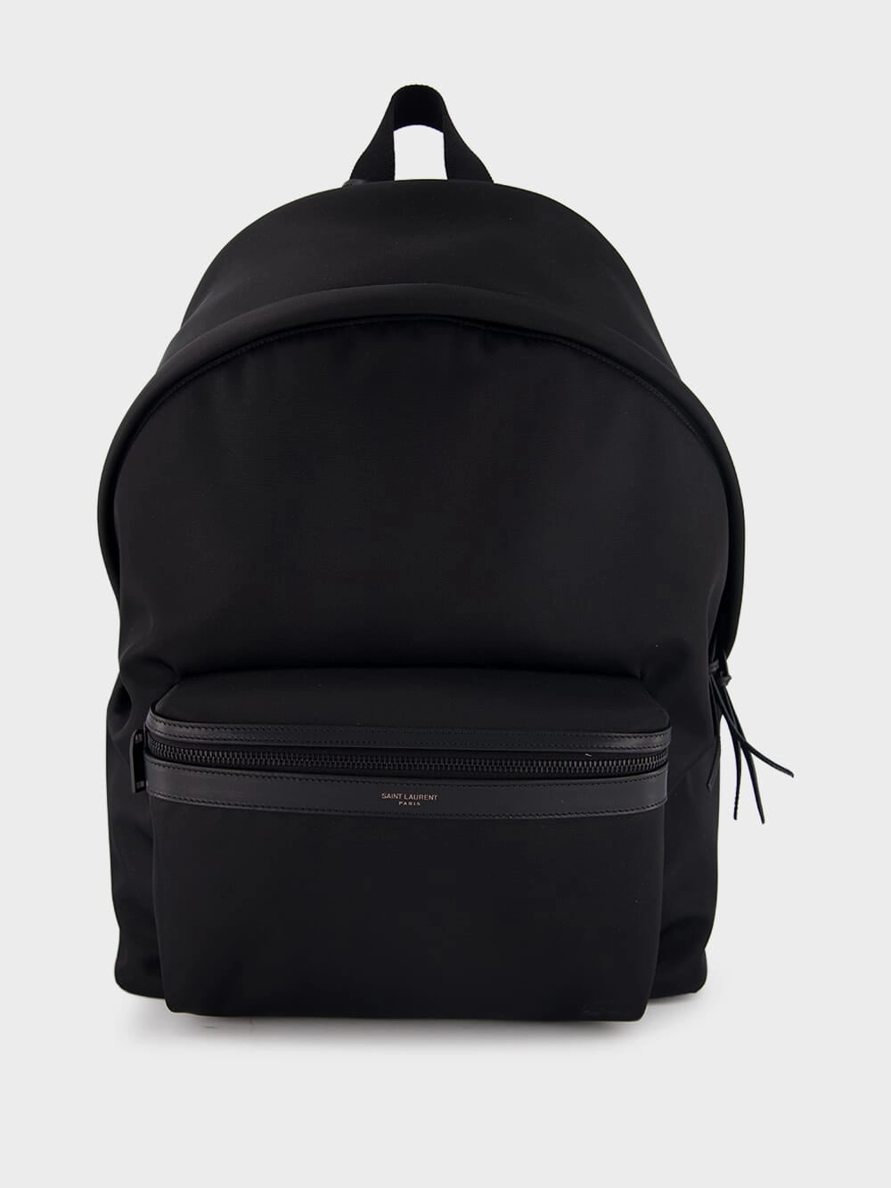 City Leather-Trimmed Backpack
