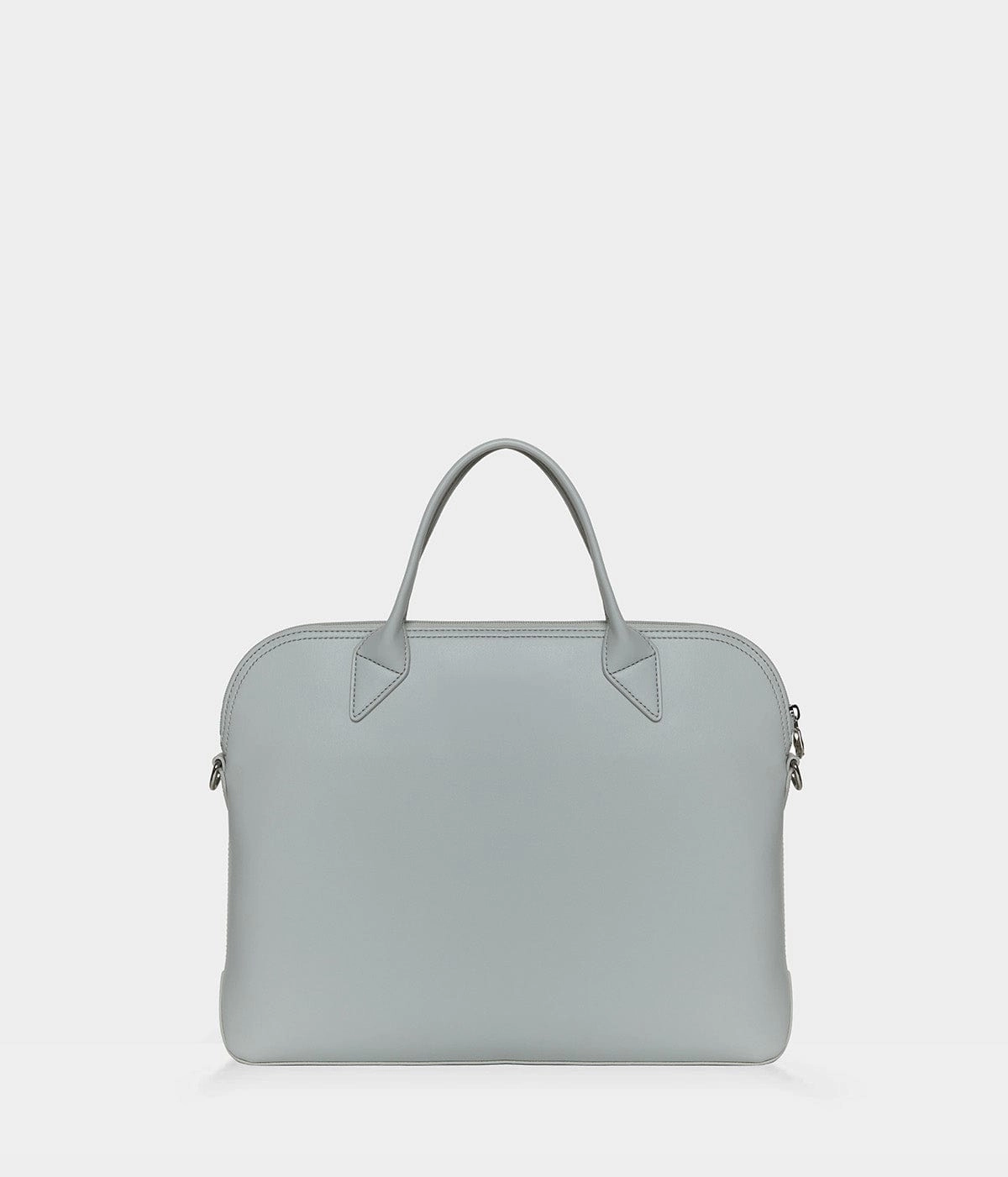 City Vegan Apple Skin Leather Briefcase | Pearl Grey